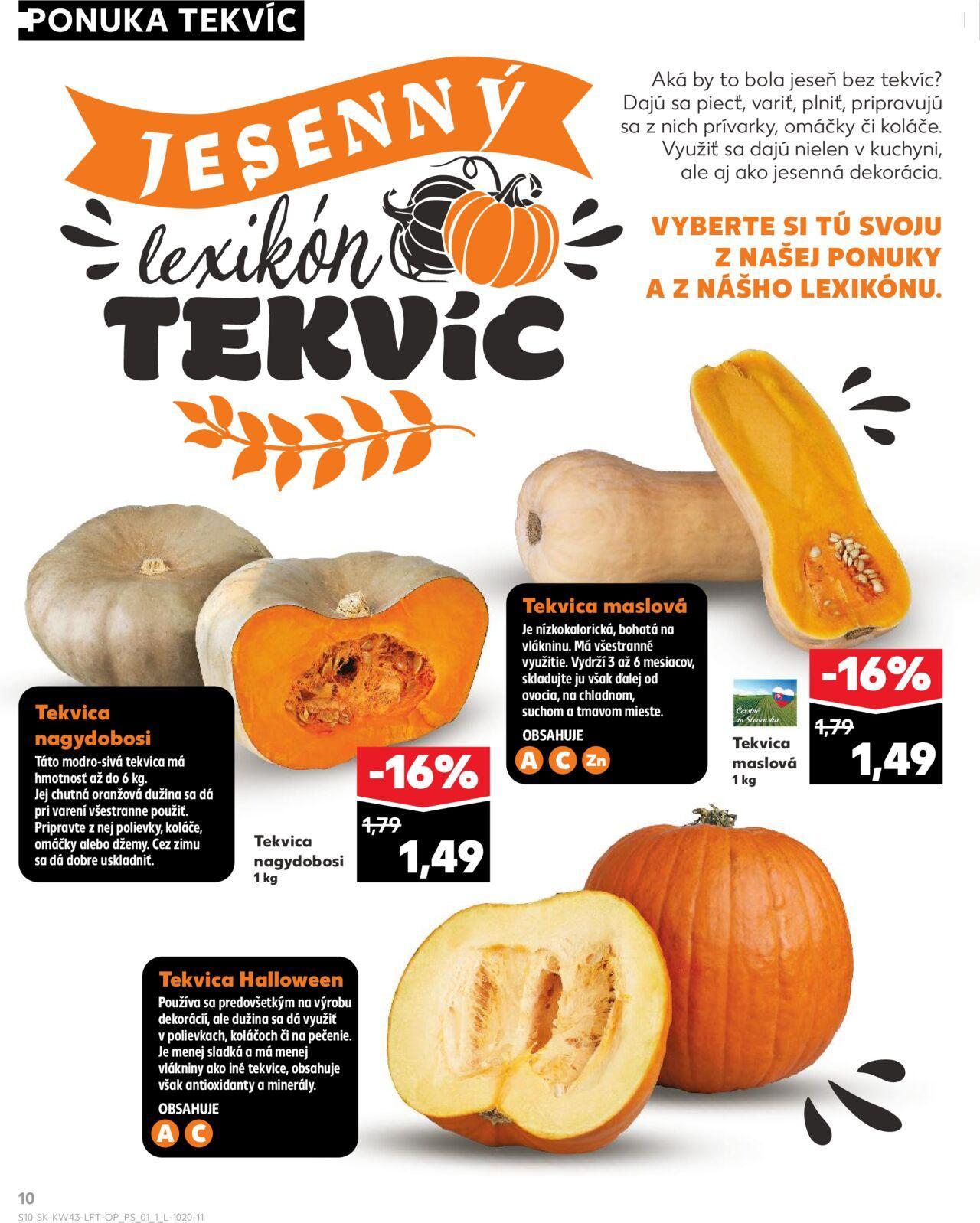 kaufland - Leták Kaufland Tvrdošín » 24.10.2024 - 30.10.2024 - page: 10