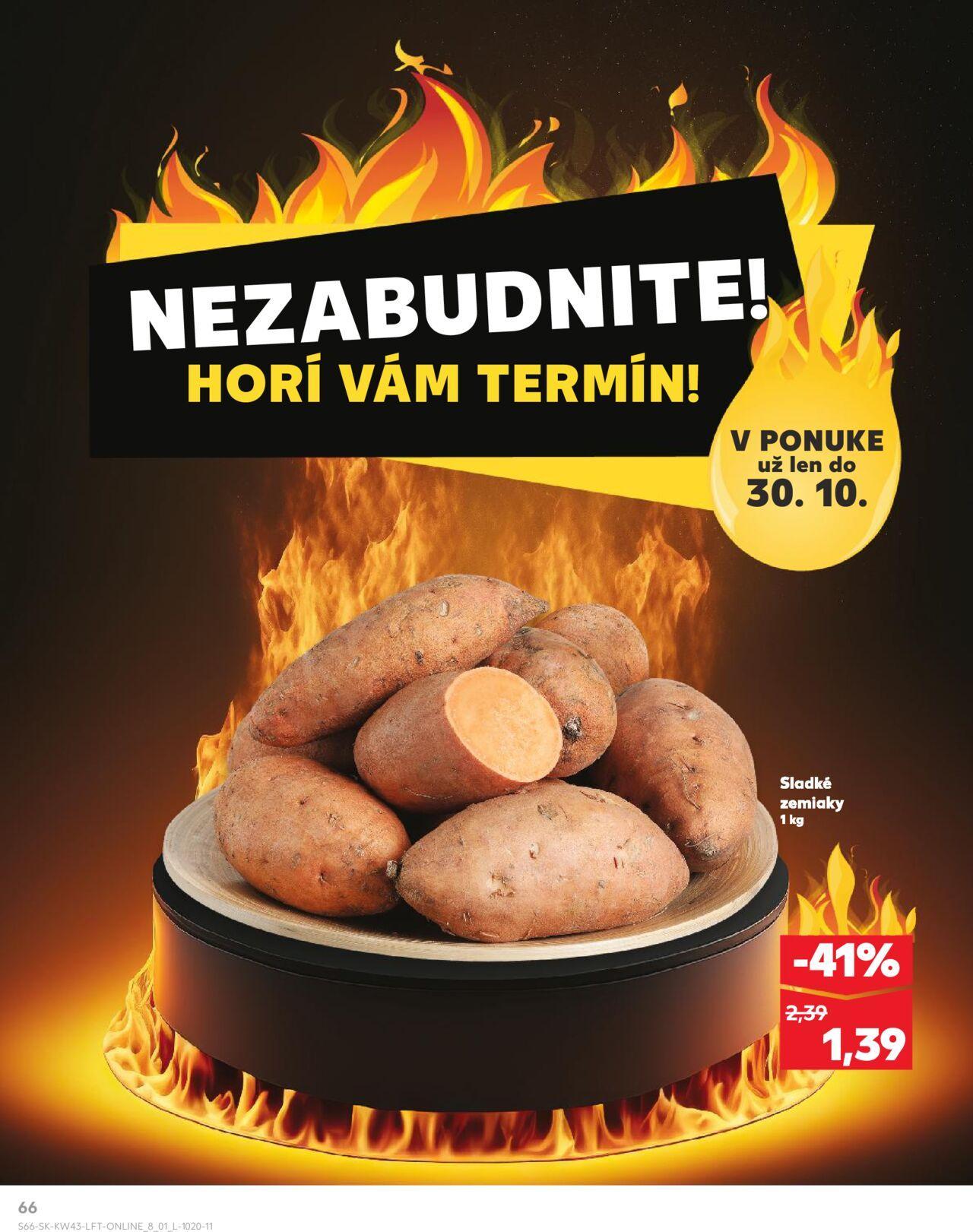 kaufland - Leták Kaufland Tvrdošín » 24.10.2024 - 30.10.2024 - page: 66