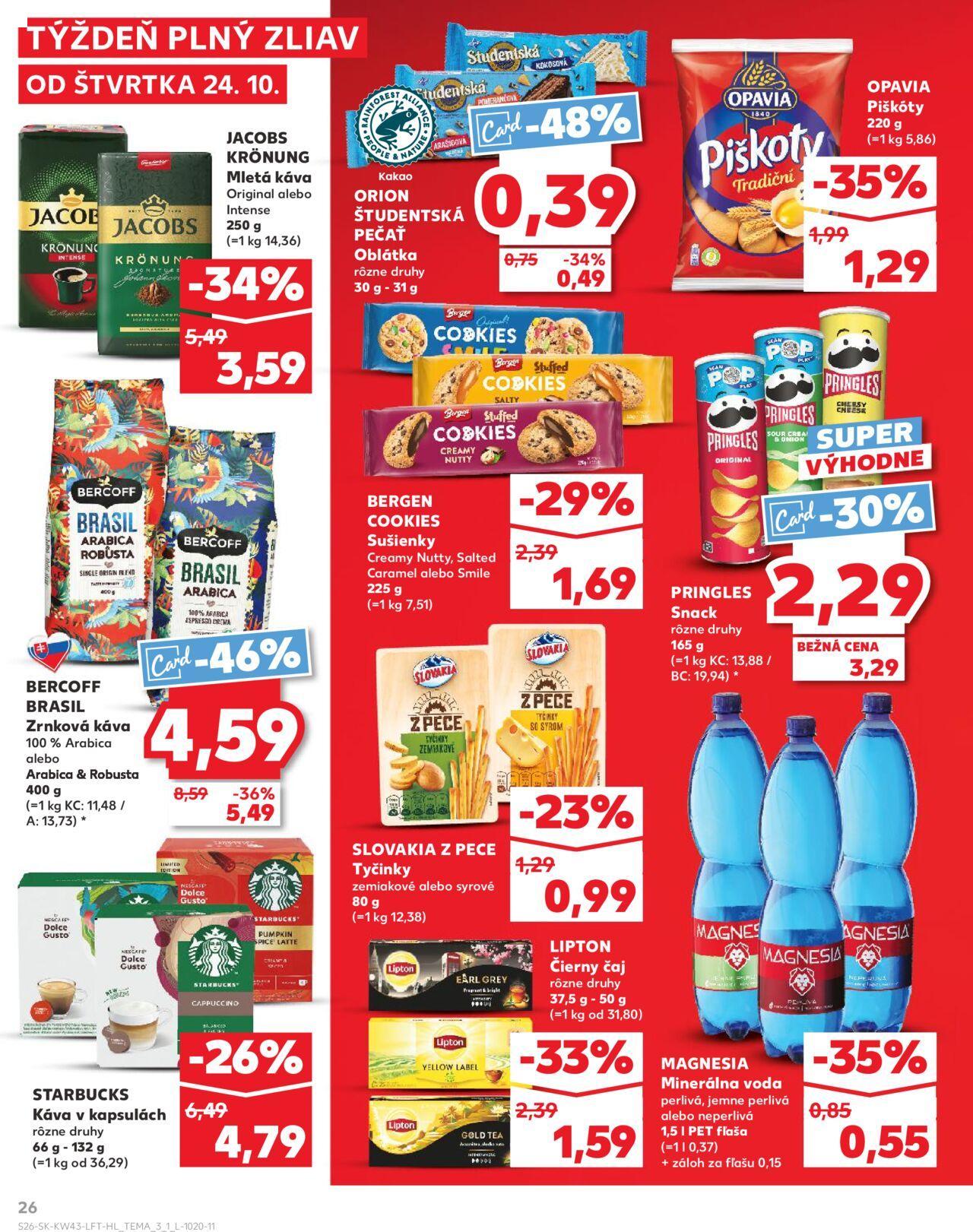 kaufland - Leták Kaufland Tvrdošín » 24.10.2024 - 30.10.2024 - page: 26