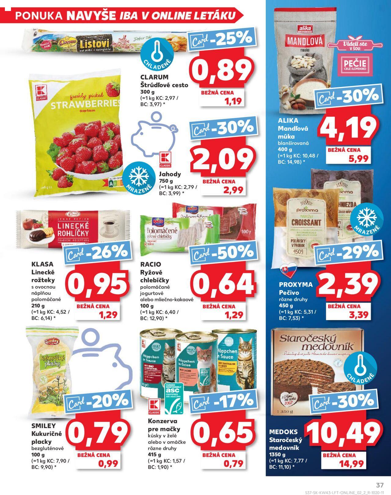 kaufland - Leták Kaufland Tvrdošín » 24.10.2024 - 30.10.2024 - page: 37