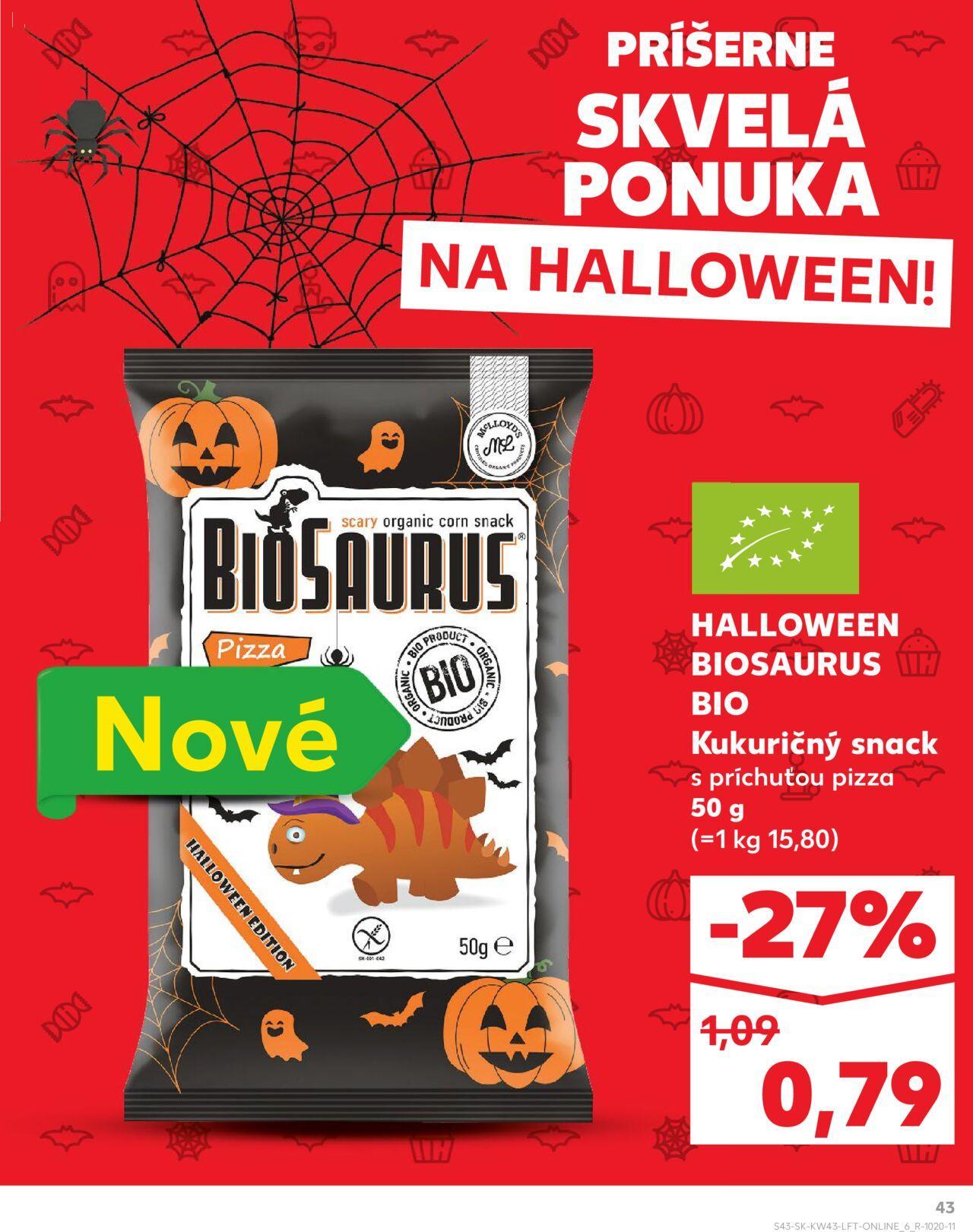 kaufland - Leták Kaufland Tvrdošín » 24.10.2024 - 30.10.2024 - page: 43