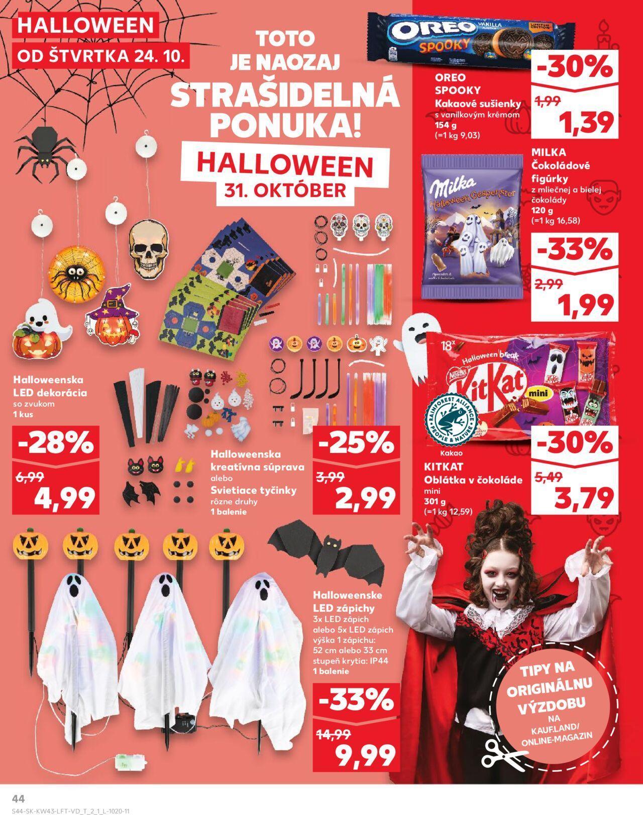 kaufland - Leták Kaufland Tvrdošín » 24.10.2024 - 30.10.2024 - page: 44