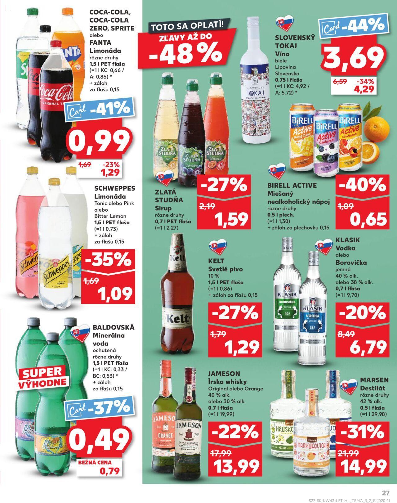 kaufland - Leták Kaufland Veľký Meder » 24.10.2024 - 30.10.2024 - page: 27