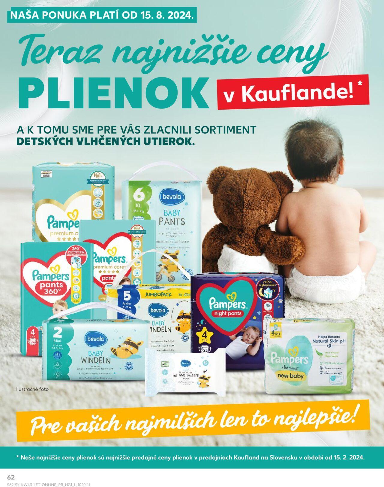 kaufland - Leták Kaufland Veľký Meder » 24.10.2024 - 30.10.2024 - page: 62