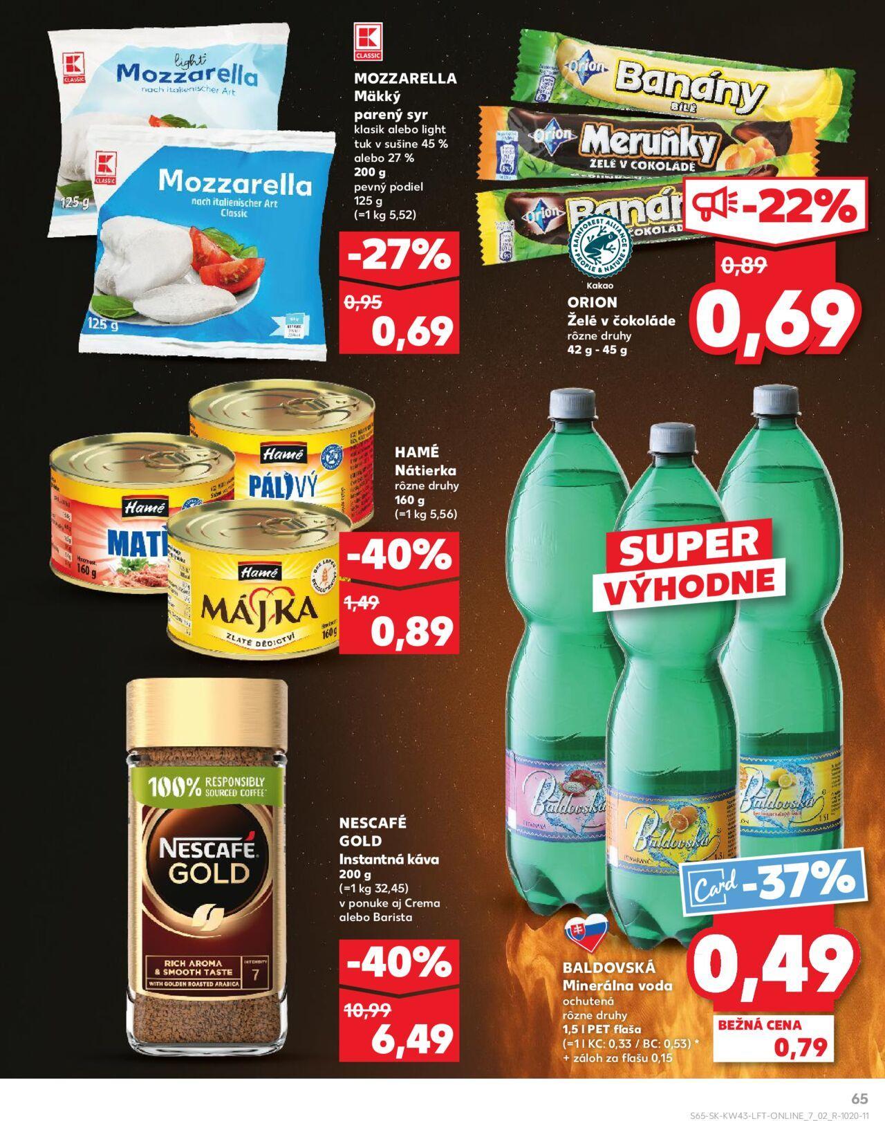 kaufland - Leták Kaufland Veľký Meder » 24.10.2024 - 30.10.2024 - page: 65