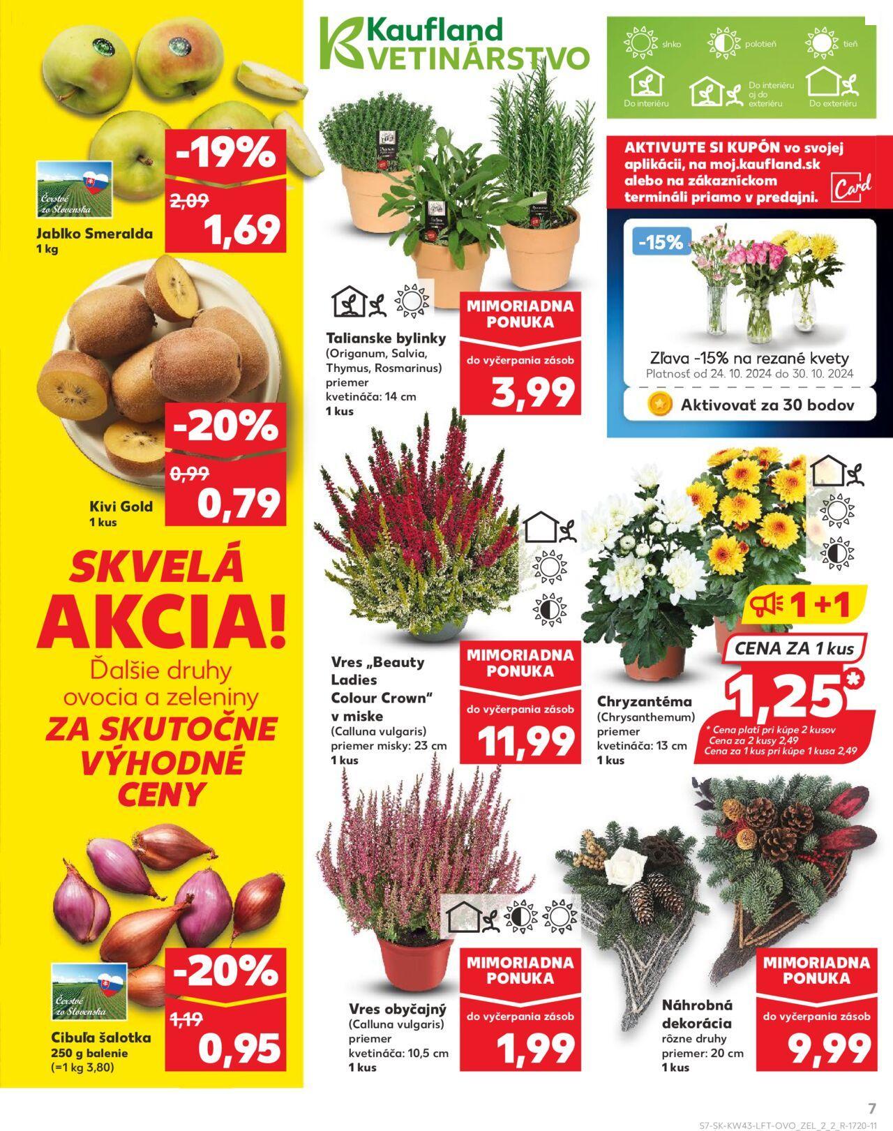 kaufland - Leták Kaufland Veľký Meder » 24.10.2024 - 30.10.2024 - page: 7