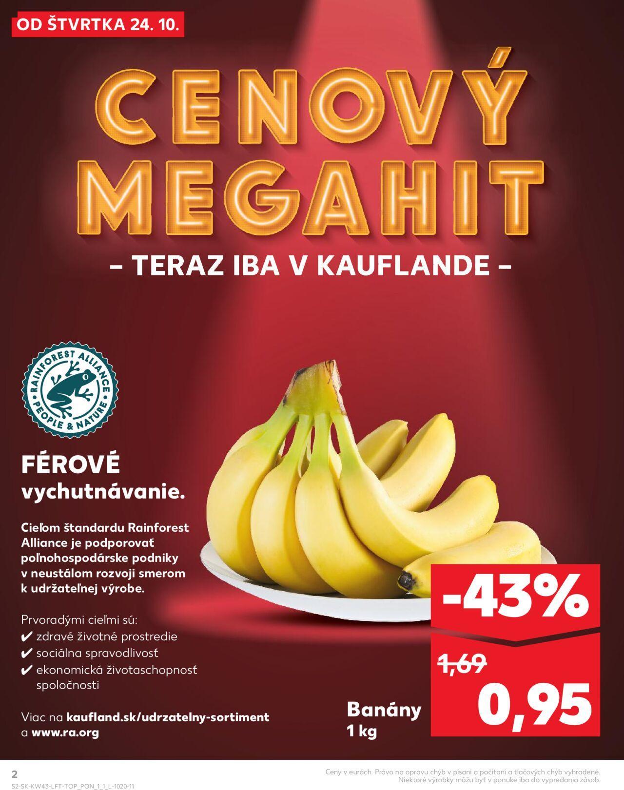 kaufland - Leták Kaufland Veľký Meder » 24.10.2024 - 30.10.2024 - page: 2