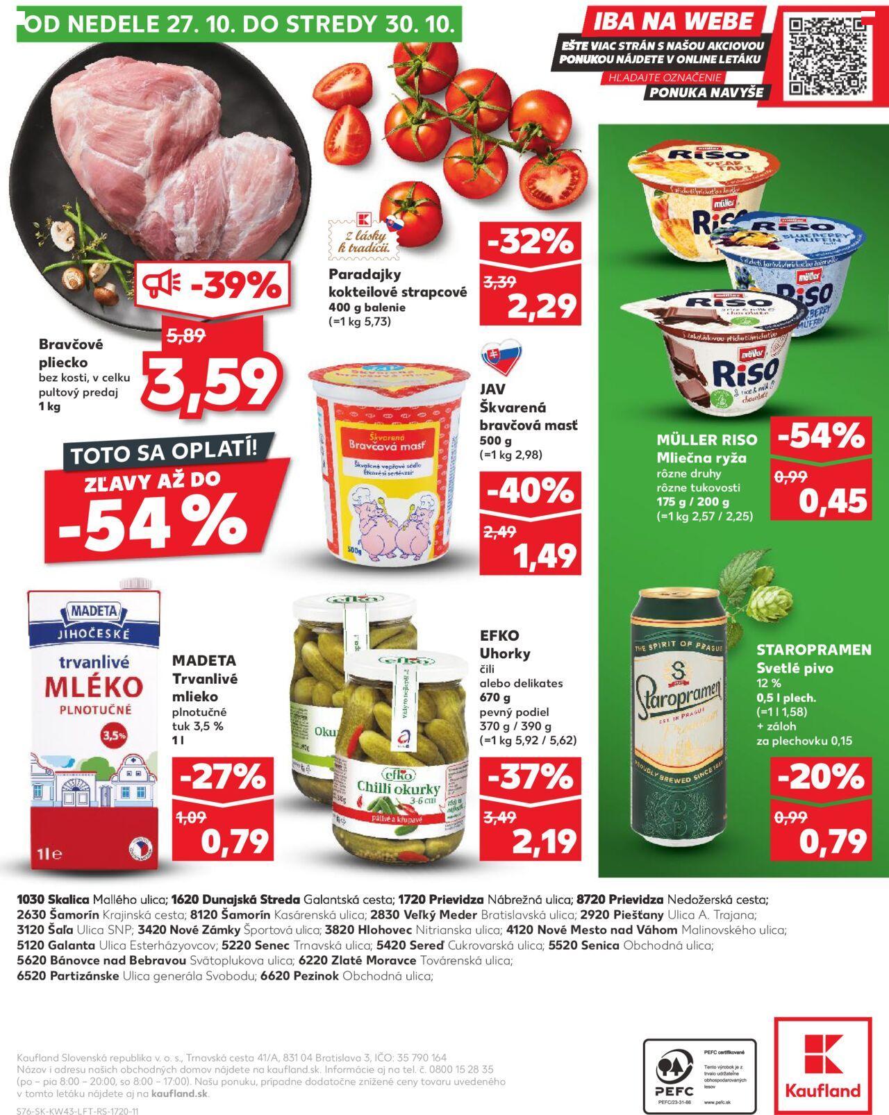 kaufland - Leták Kaufland Veľký Meder » 24.10.2024 - 30.10.2024 - page: 76