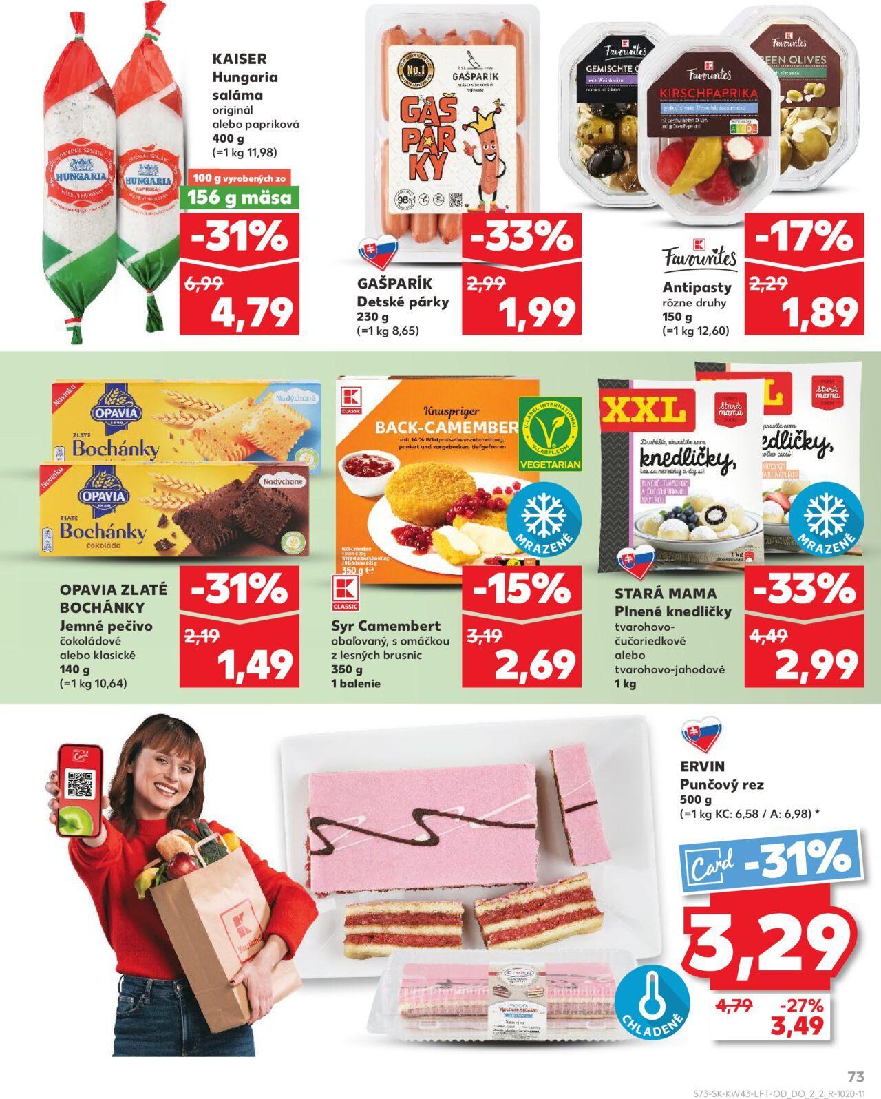 kaufland - Leták Kaufland Sabinov » 24.10.2024 - 30.10.2024 - page: 73