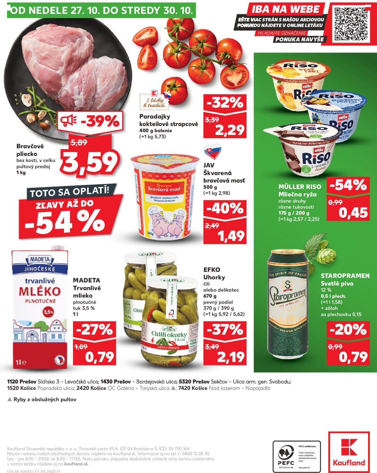 kaufland - Leták Kaufland Košice-OC Galéria » 24.10.2024 - 30.10.2024 - page: 76