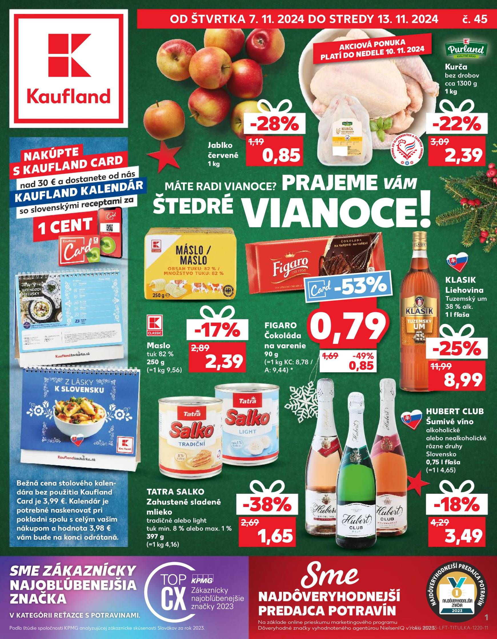 kaufland - Kaufland leták platný od 07.11. - 13.11.