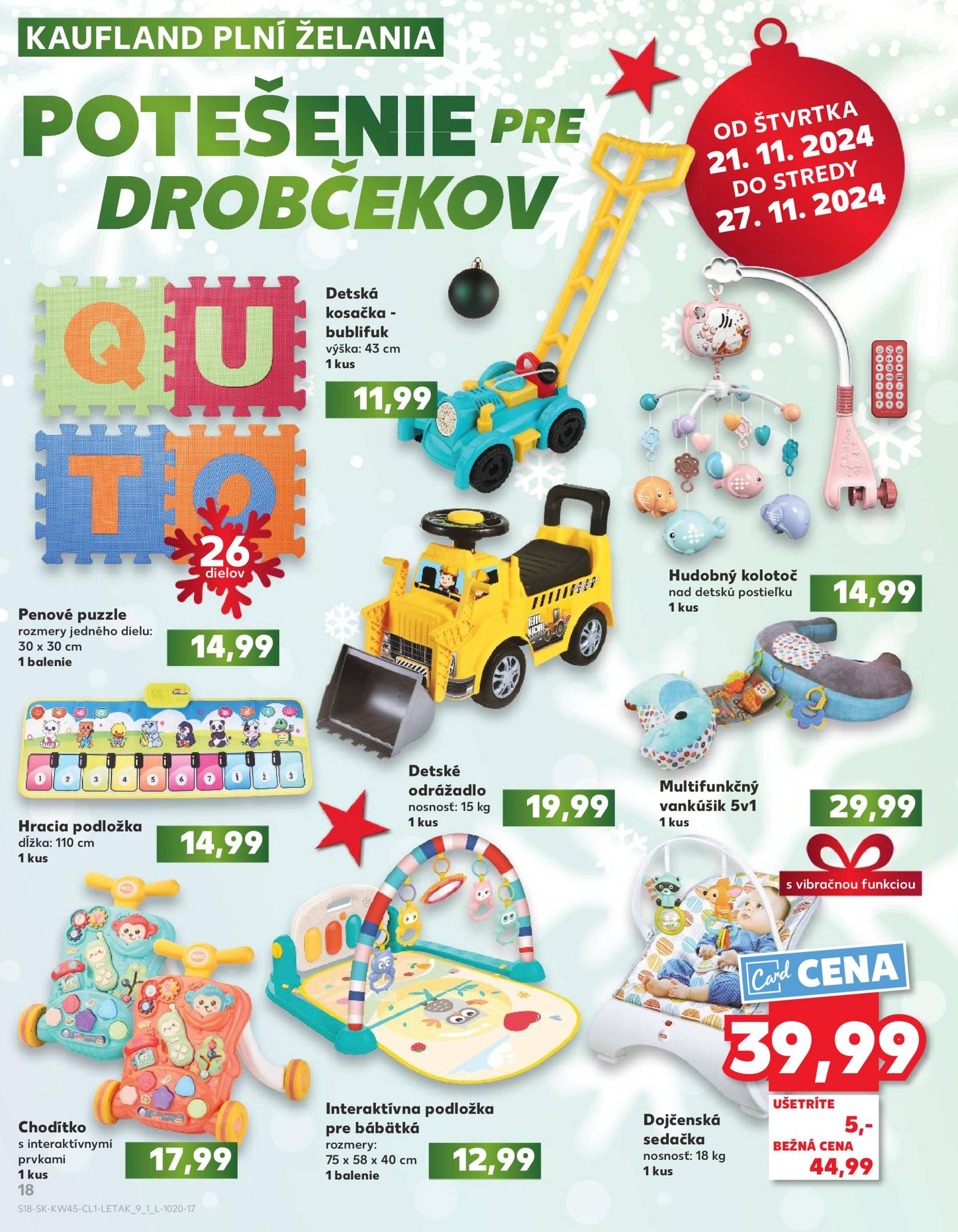 kaufland - Kaufland - Darčeky leták platný od 07.11. - 27.11. - page: 18