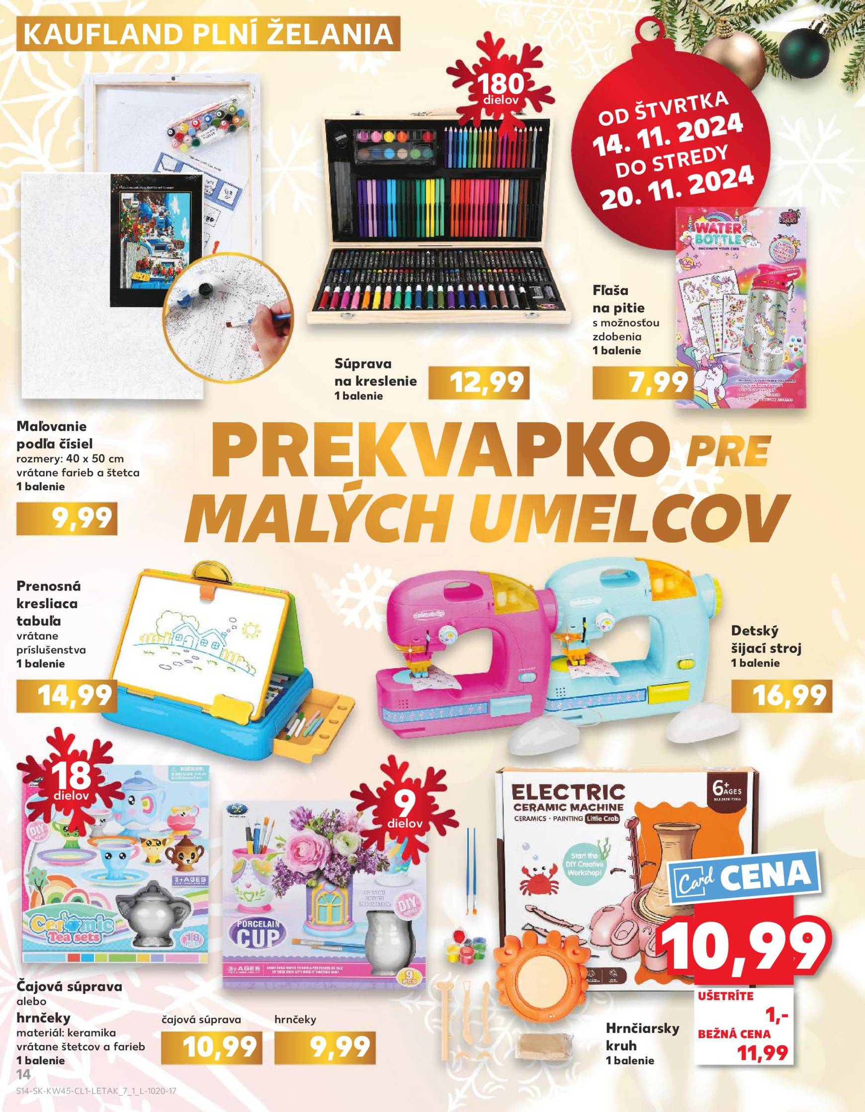 kaufland - Kaufland - Darčeky leták platný od 07.11. - 27.11. - page: 14