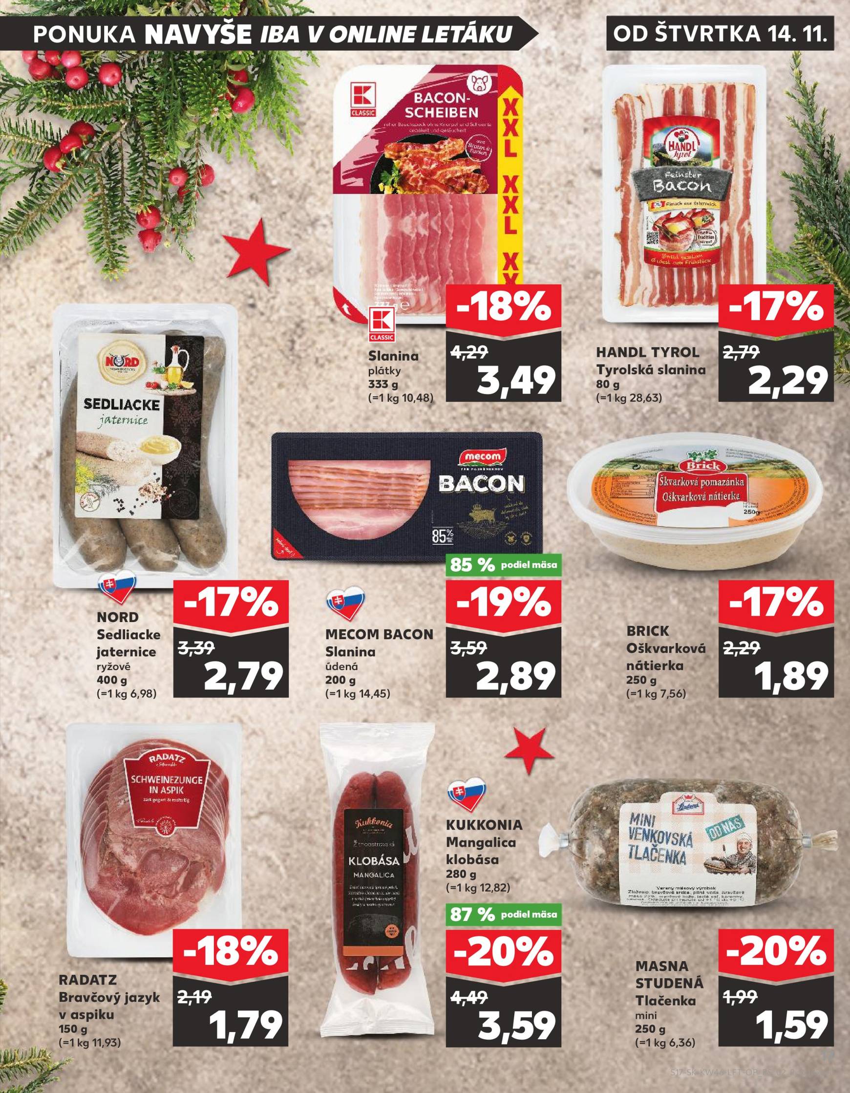 kaufland - Kaufland leták platný od 14.11. - 20.11. - page: 17