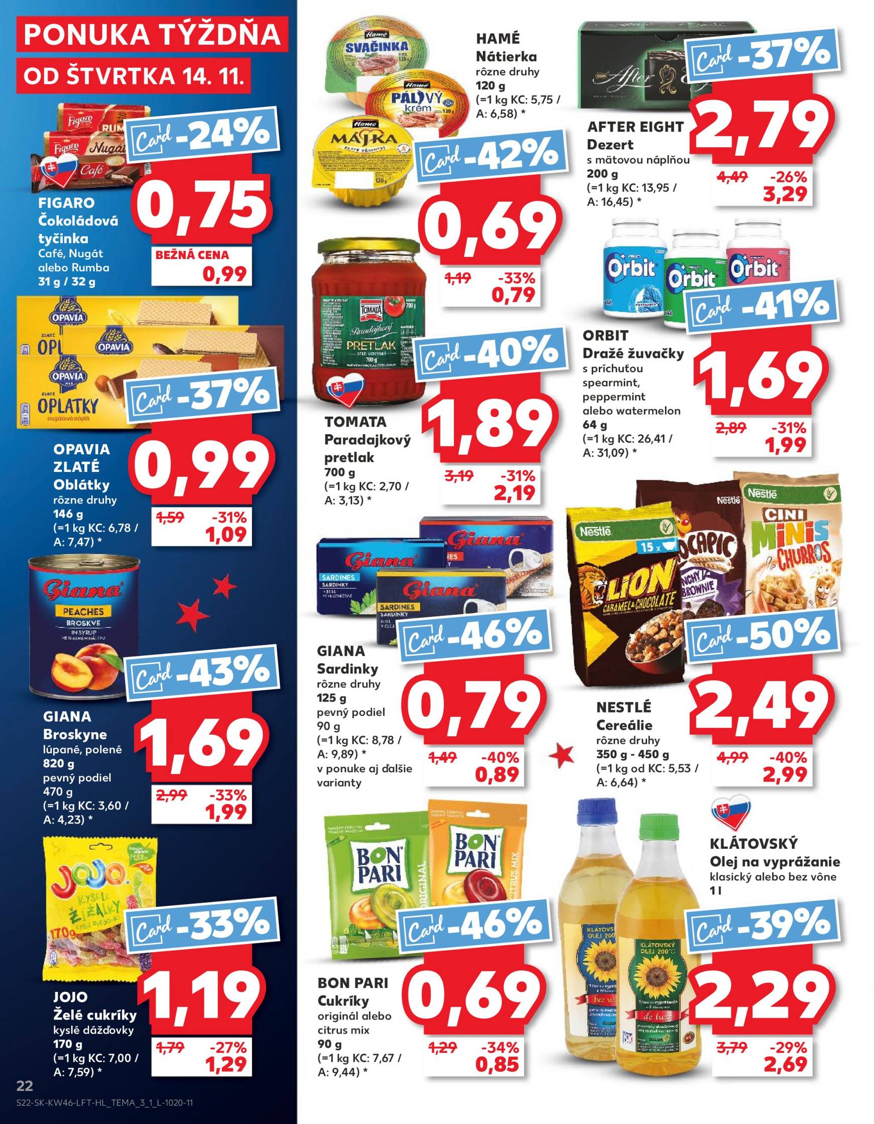 kaufland - Kaufland leták platný od 14.11. - 20.11. - page: 22