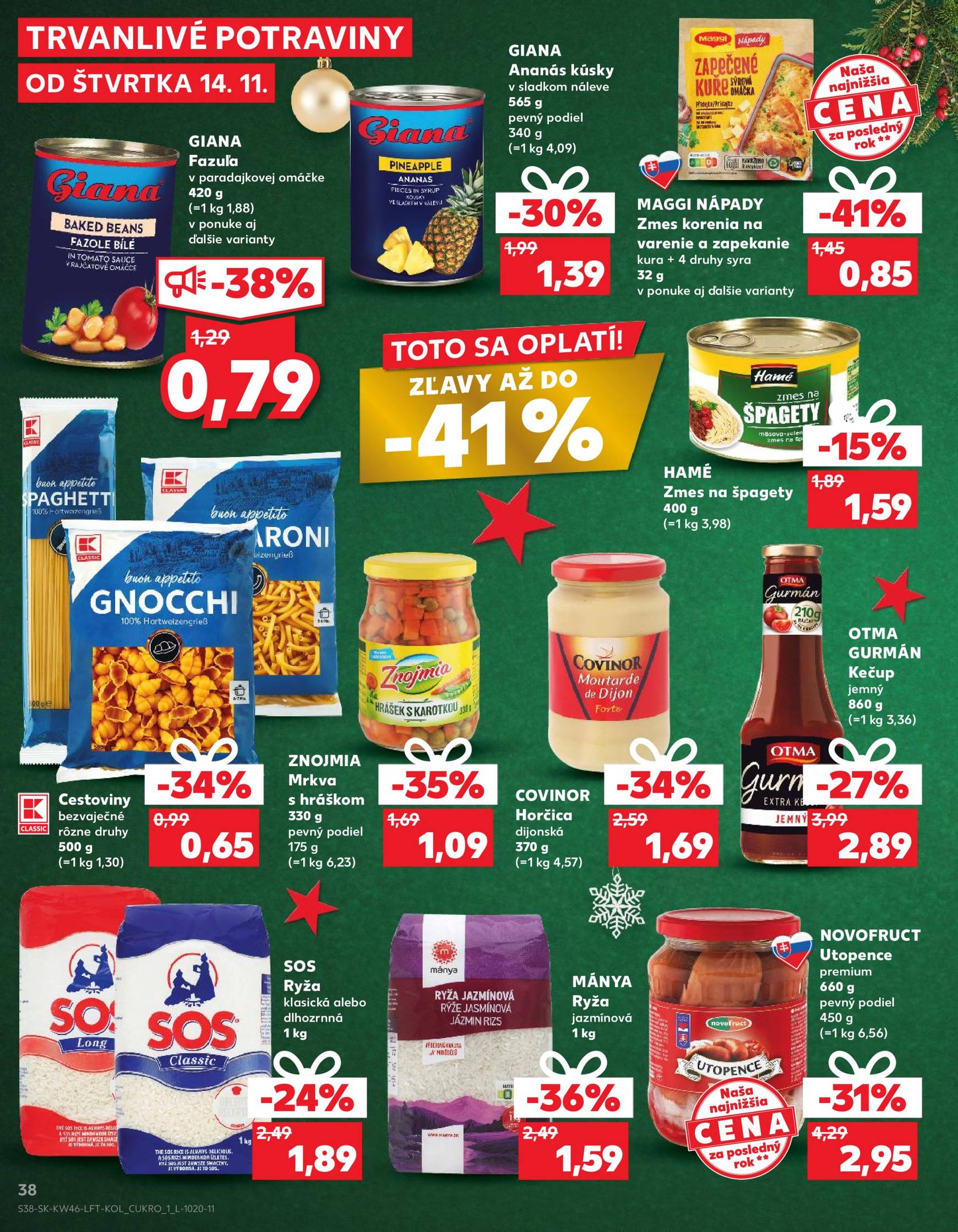 kaufland - Kaufland leták platný od 14.11. - 20.11. - page: 38