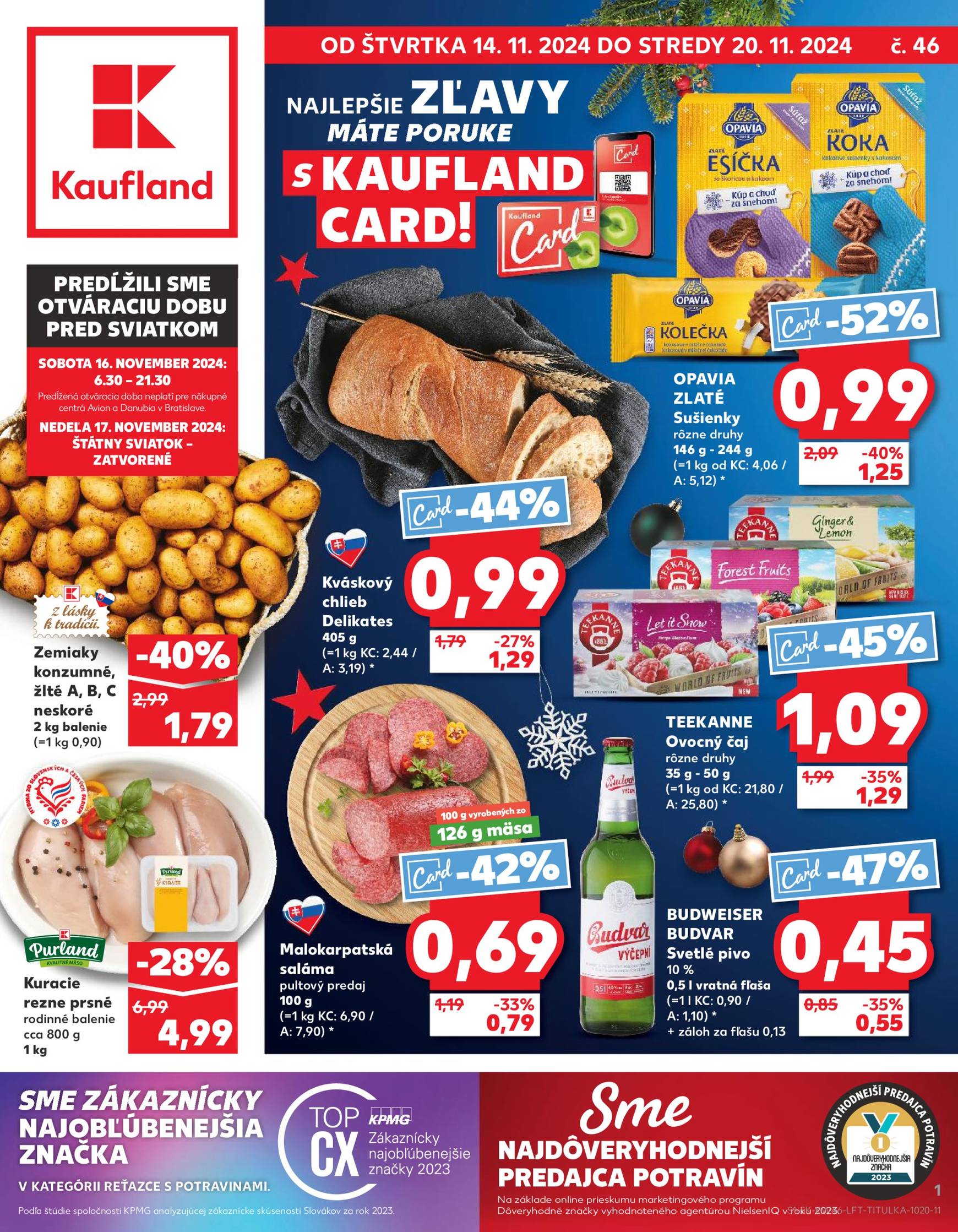 kaufland - Kaufland leták platný od 14.11. - 20.11.