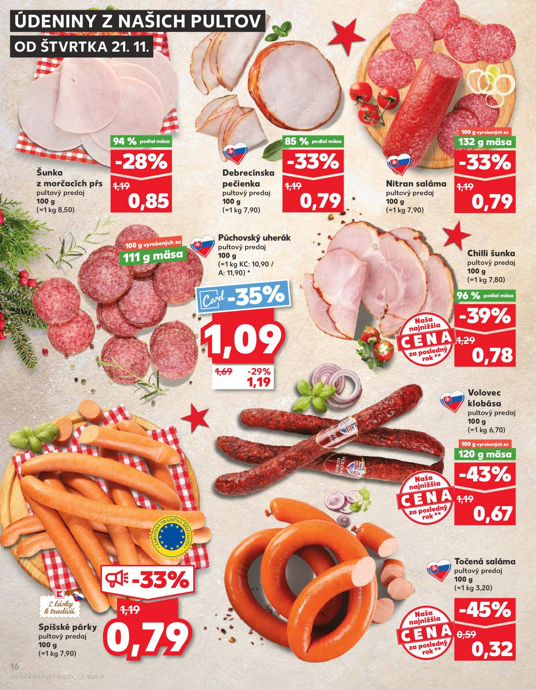 kaufland - Kaufland leták platný od 21.11. - 27.11. - page: 16