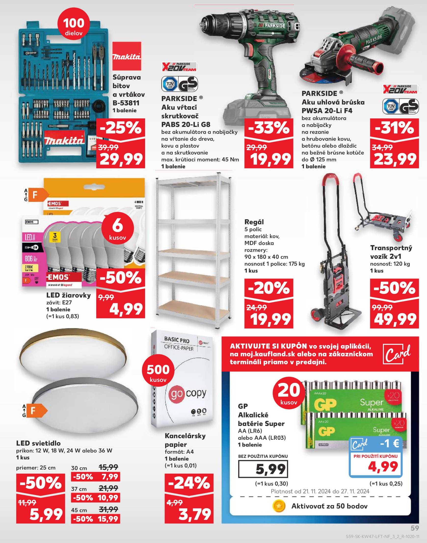 kaufland - Kaufland leták platný od 21.11. - 27.11. - page: 59