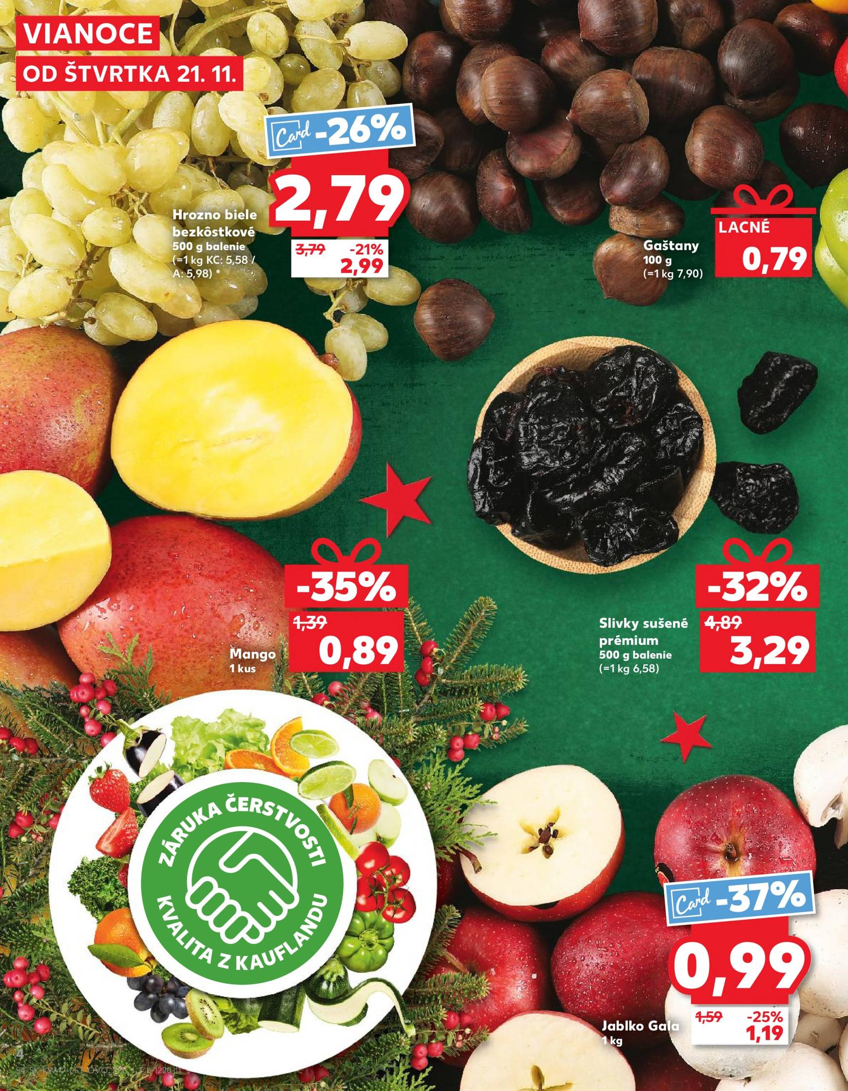 kaufland - Kaufland leták platný od 21.11. - 27.11. - page: 4