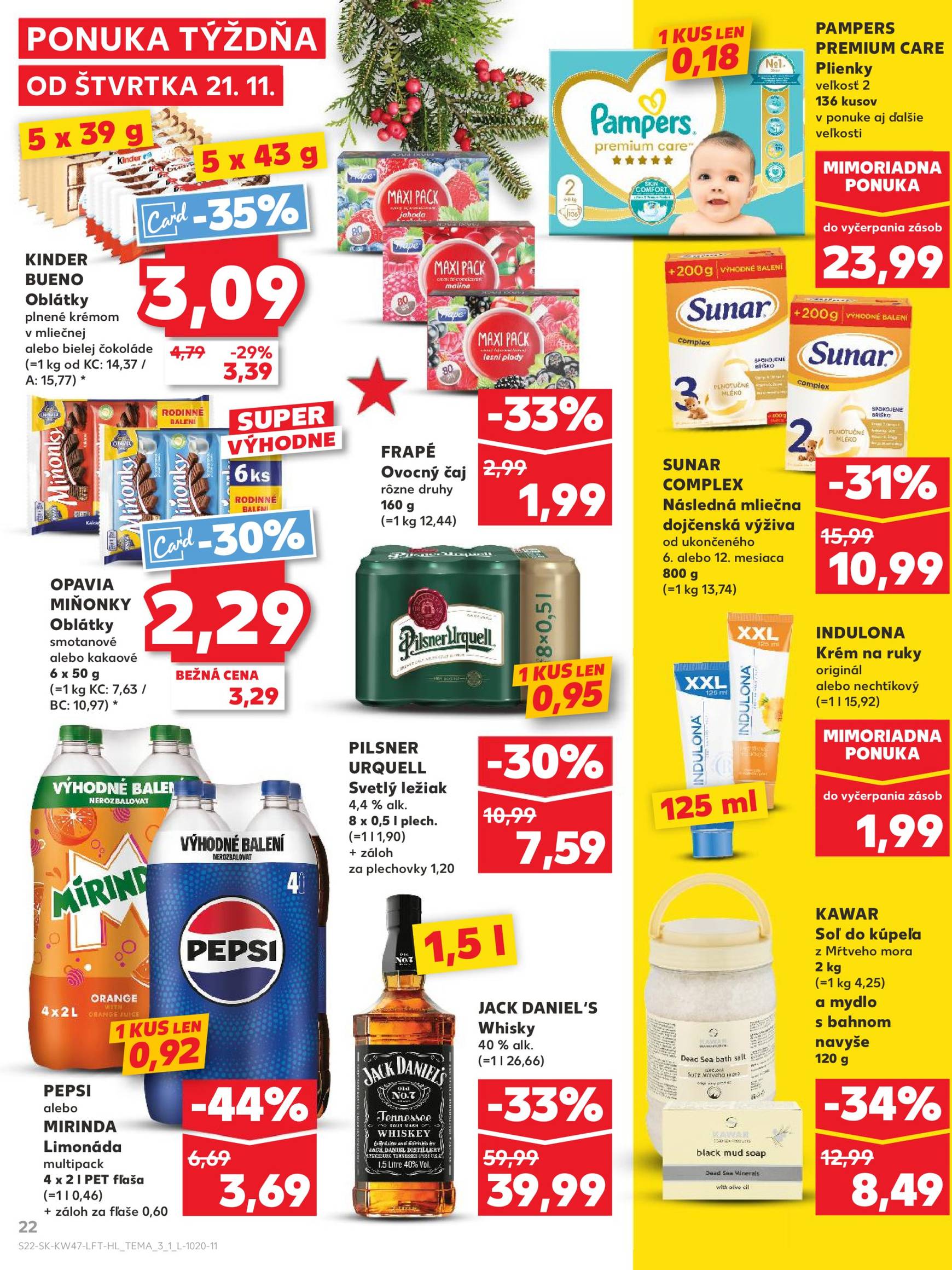 kaufland - Kaufland leták platný od 21.11. - 27.11. - page: 22