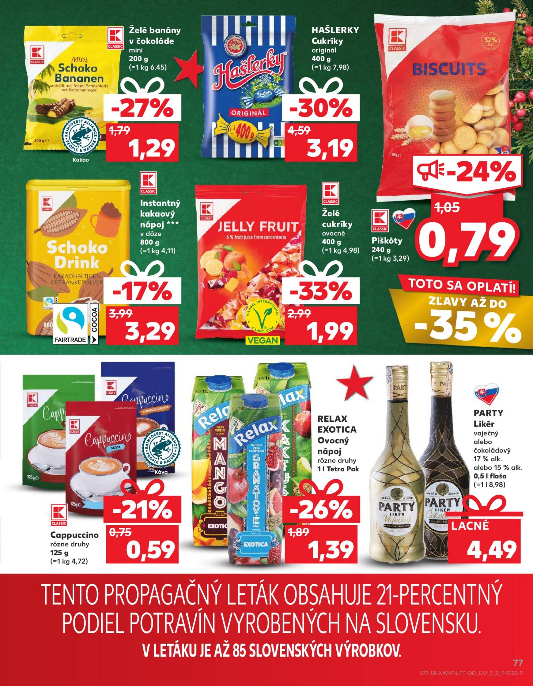 kaufland - Kaufland leták platný od 21.11. - 27.11. - page: 77