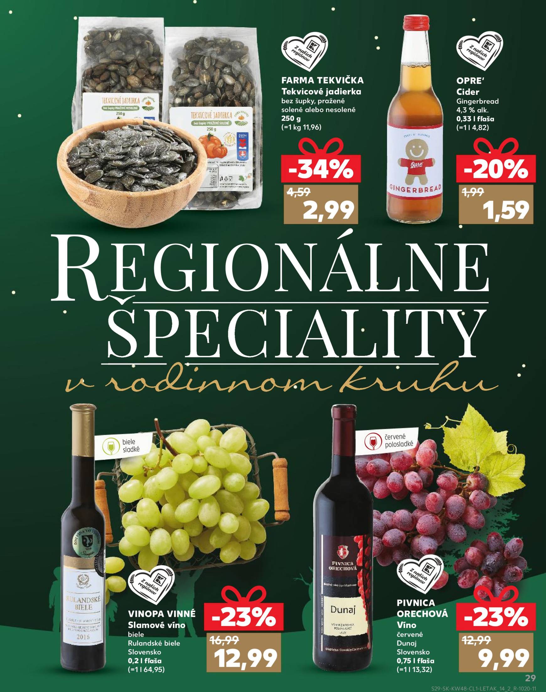 kaufland - Kaufland - Rodinné Vianoce leták platný od 28.11. - 24.12. - page: 29