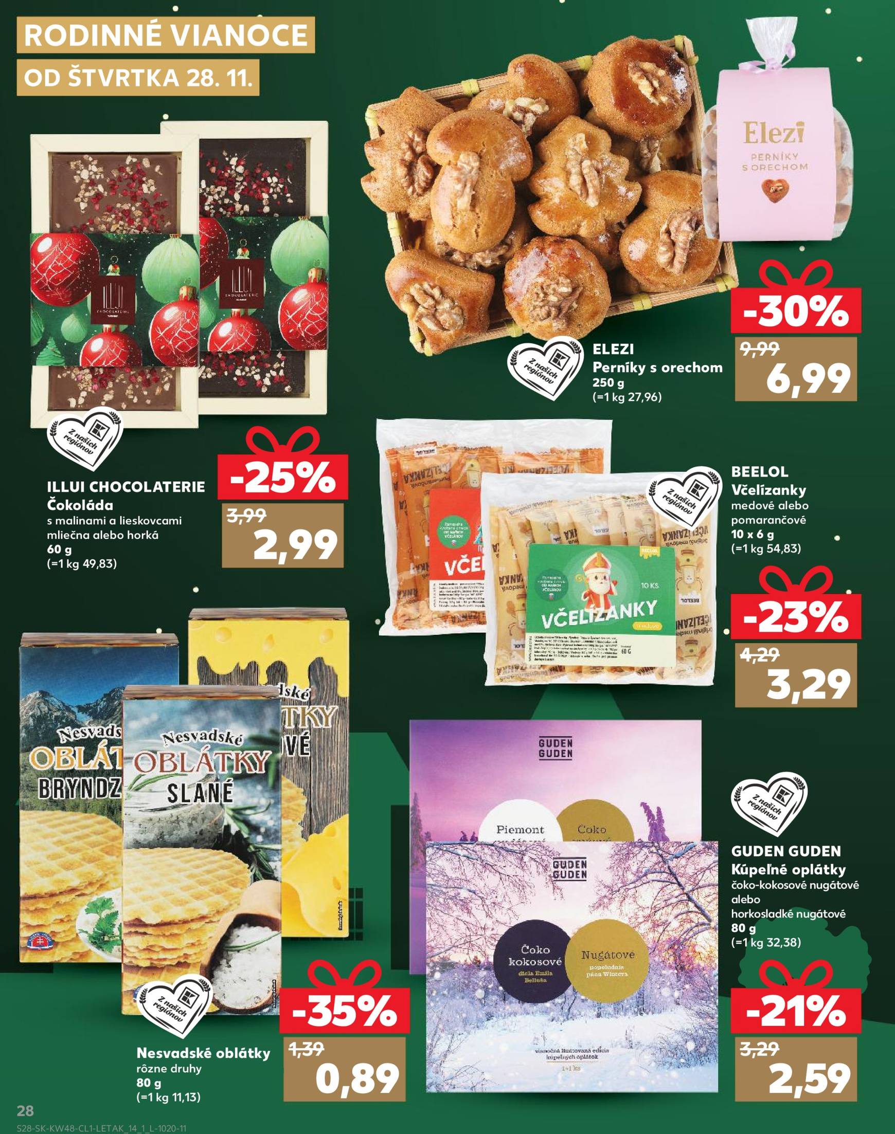 kaufland - Kaufland - Rodinné Vianoce leták platný od 28.11. - 24.12. - page: 28