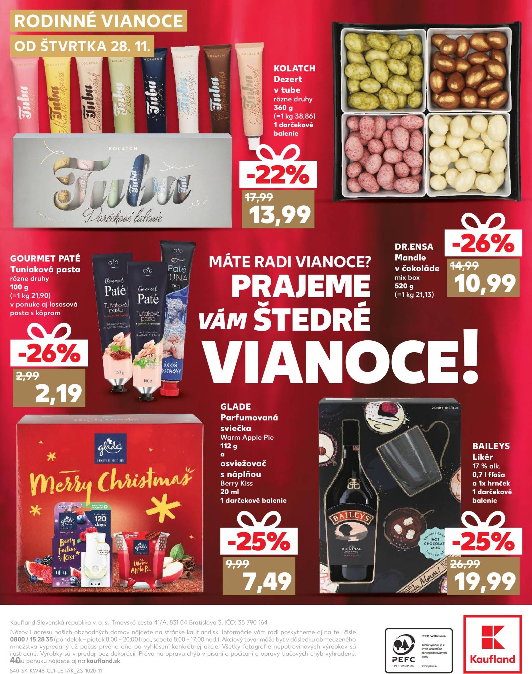 kaufland - Kaufland - Rodinné Vianoce leták platný od 28.11. - 24.12. - page: 40