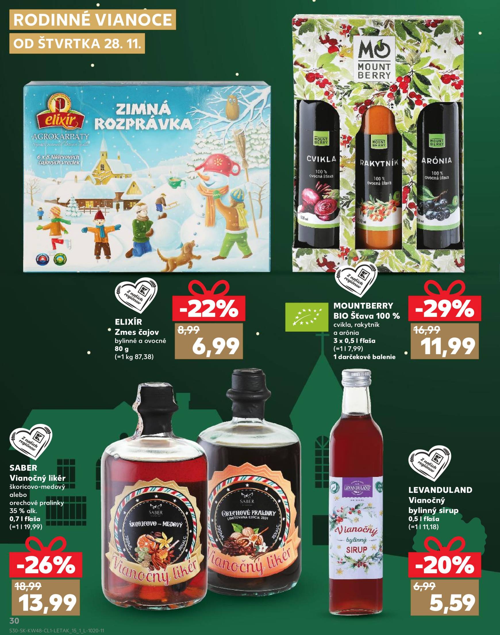 kaufland - Kaufland - Rodinné Vianoce leták platný od 28.11. - 24.12. - page: 30