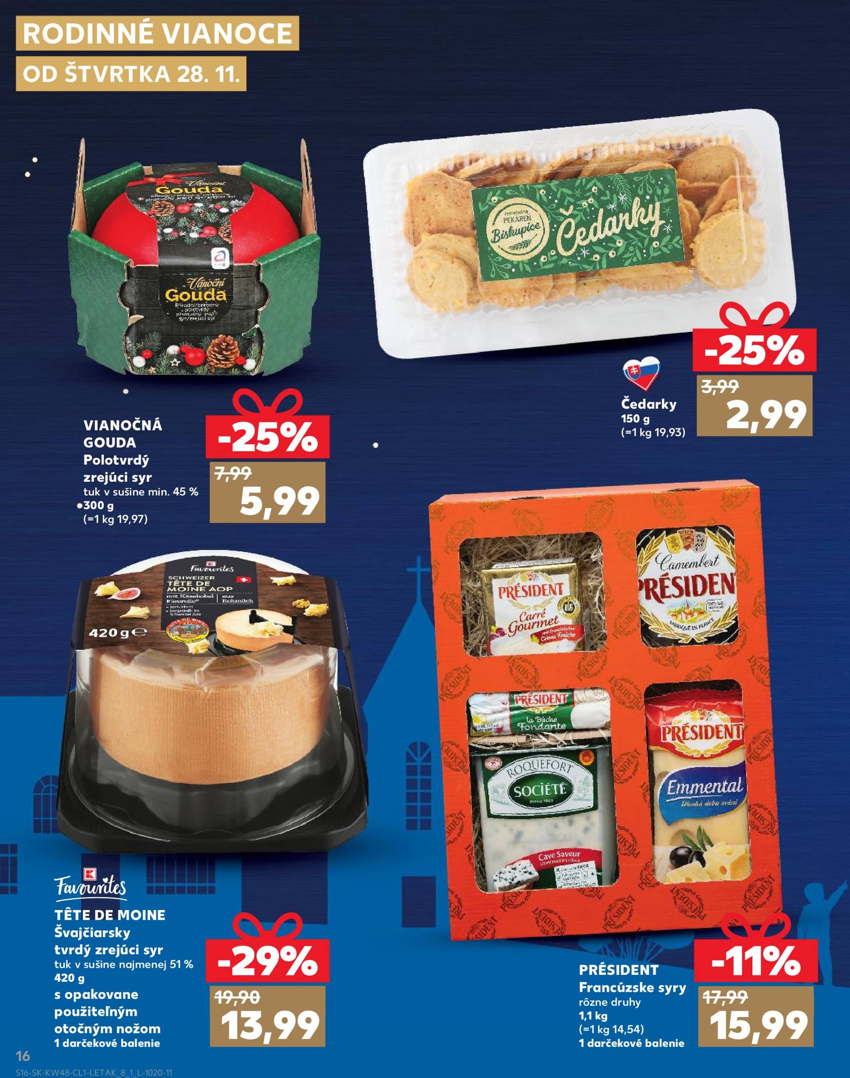 kaufland - Kaufland - Rodinné Vianoce leták platný od 28.11. - 24.12. - page: 16