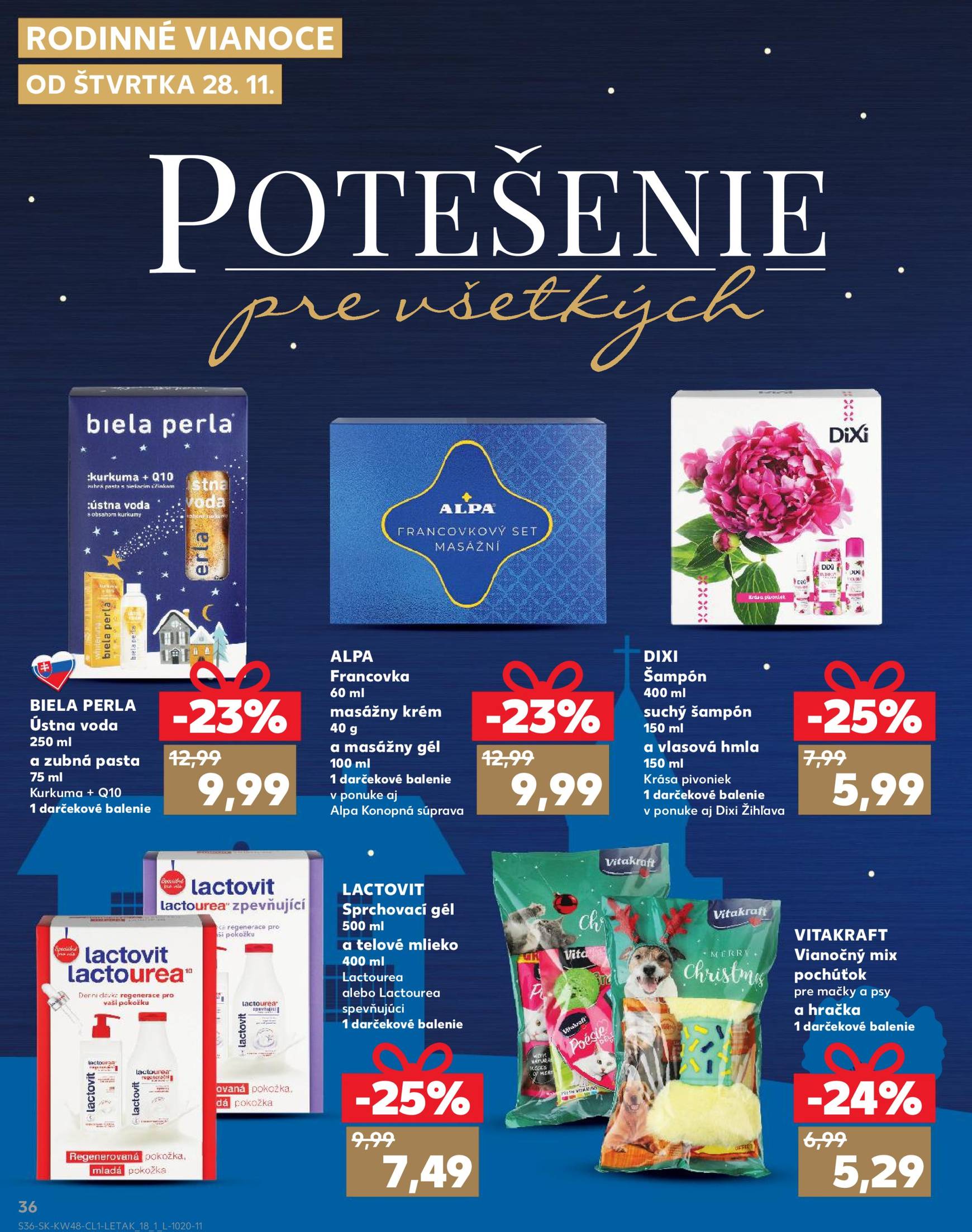 kaufland - Kaufland - Rodinné Vianoce leták platný od 28.11. - 24.12. - page: 36