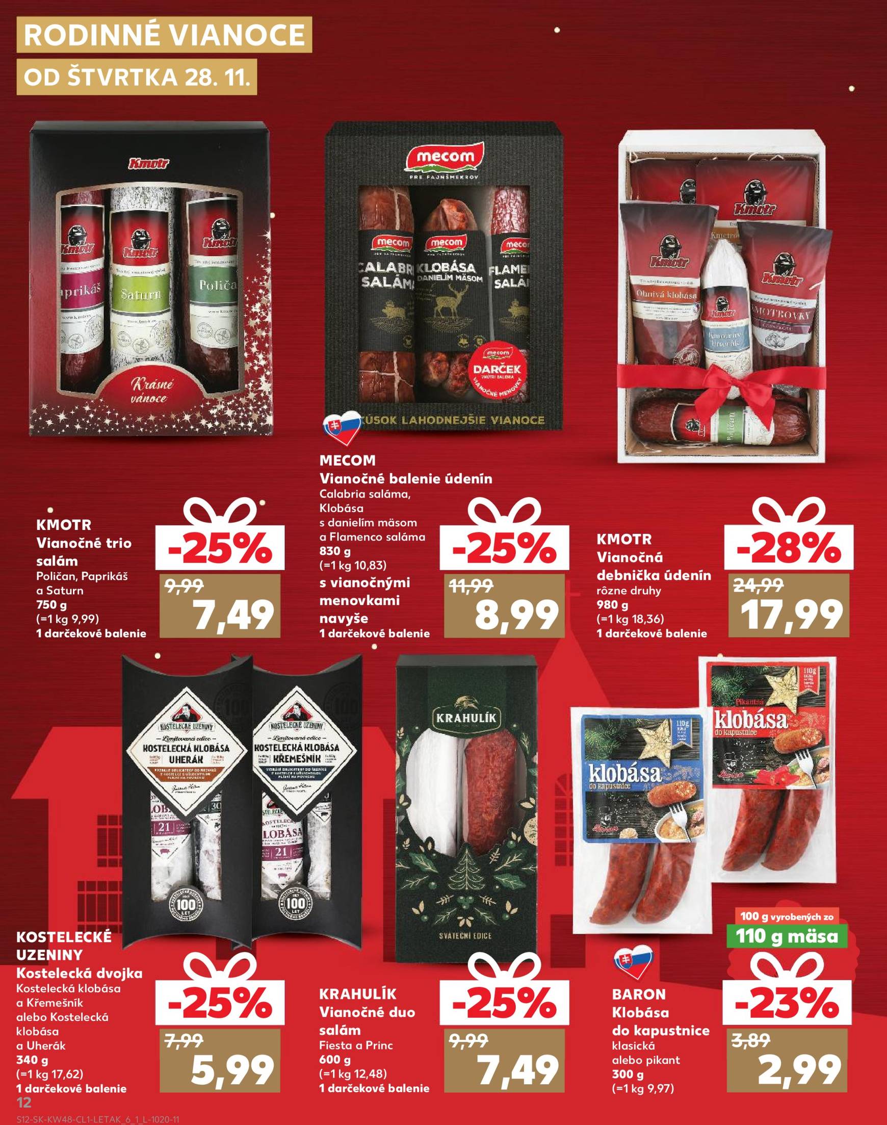 kaufland - Kaufland - Rodinné Vianoce leták platný od 28.11. - 24.12. - page: 12