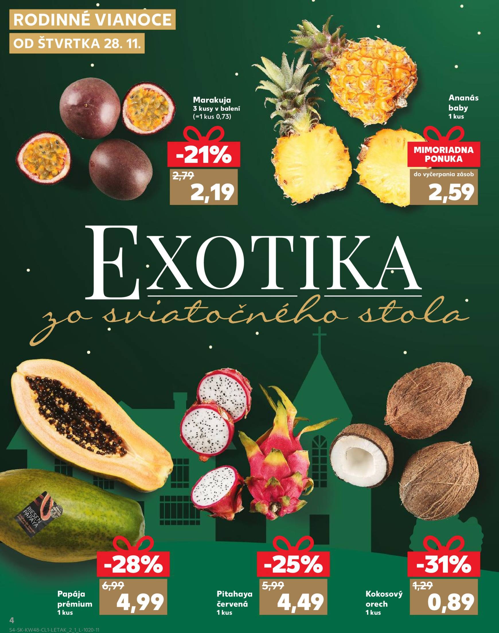 kaufland - Kaufland - Rodinné Vianoce leták platný od 28.11. - 24.12. - page: 4