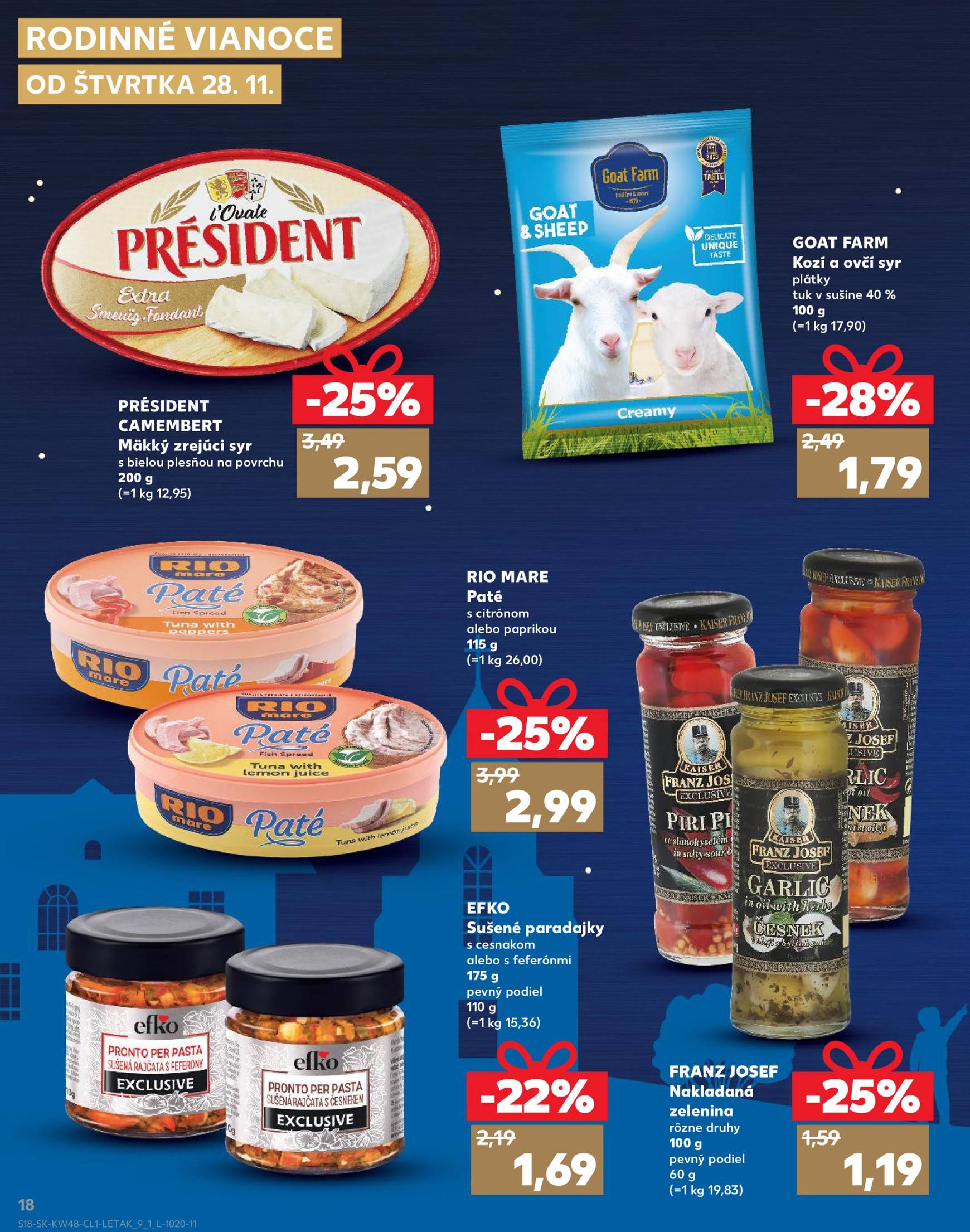 kaufland - Kaufland - Rodinné Vianoce leták platný od 28.11. - 24.12. - page: 18