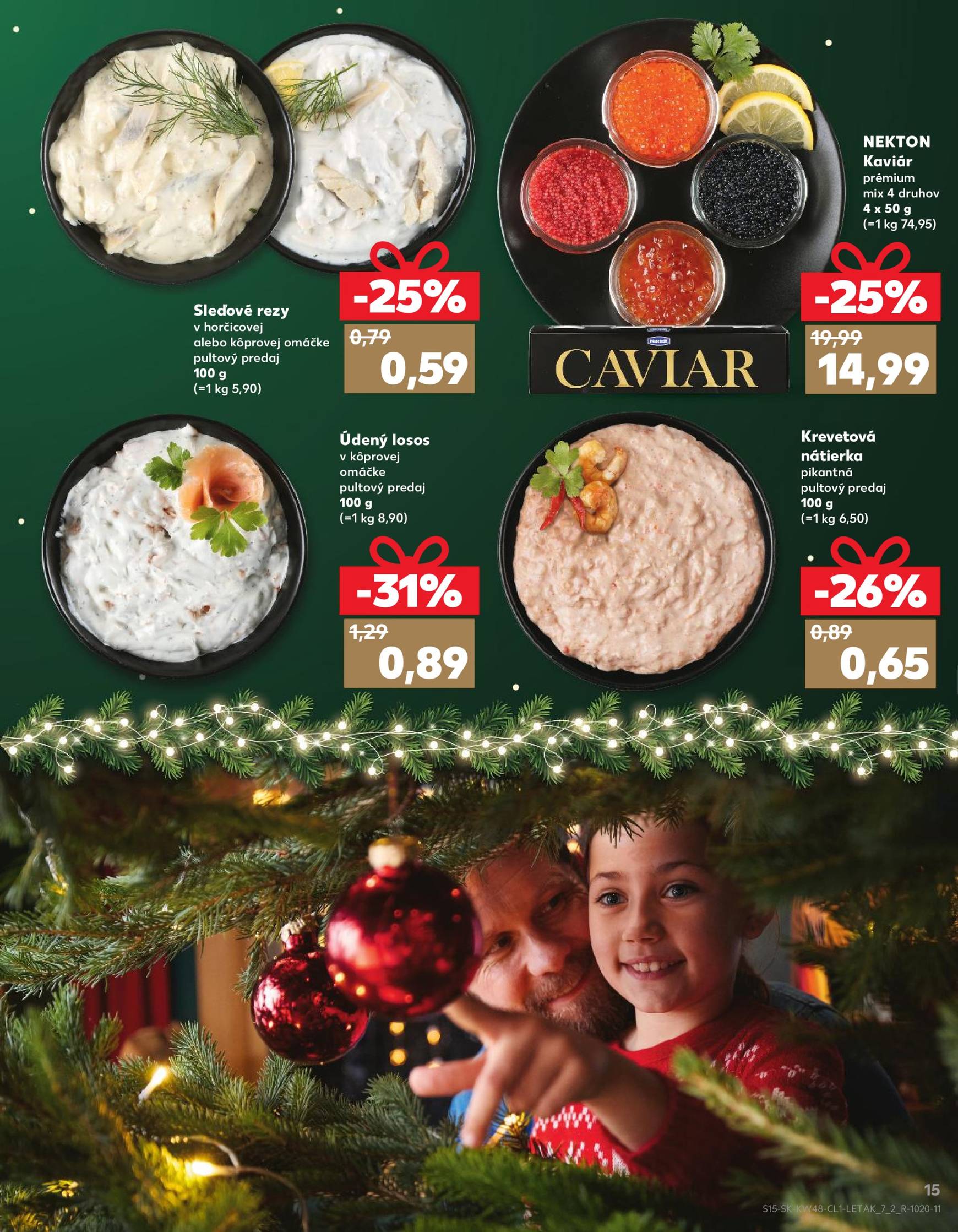 kaufland - Kaufland - Rodinné Vianoce leták platný od 28.11. - 24.12. - page: 15