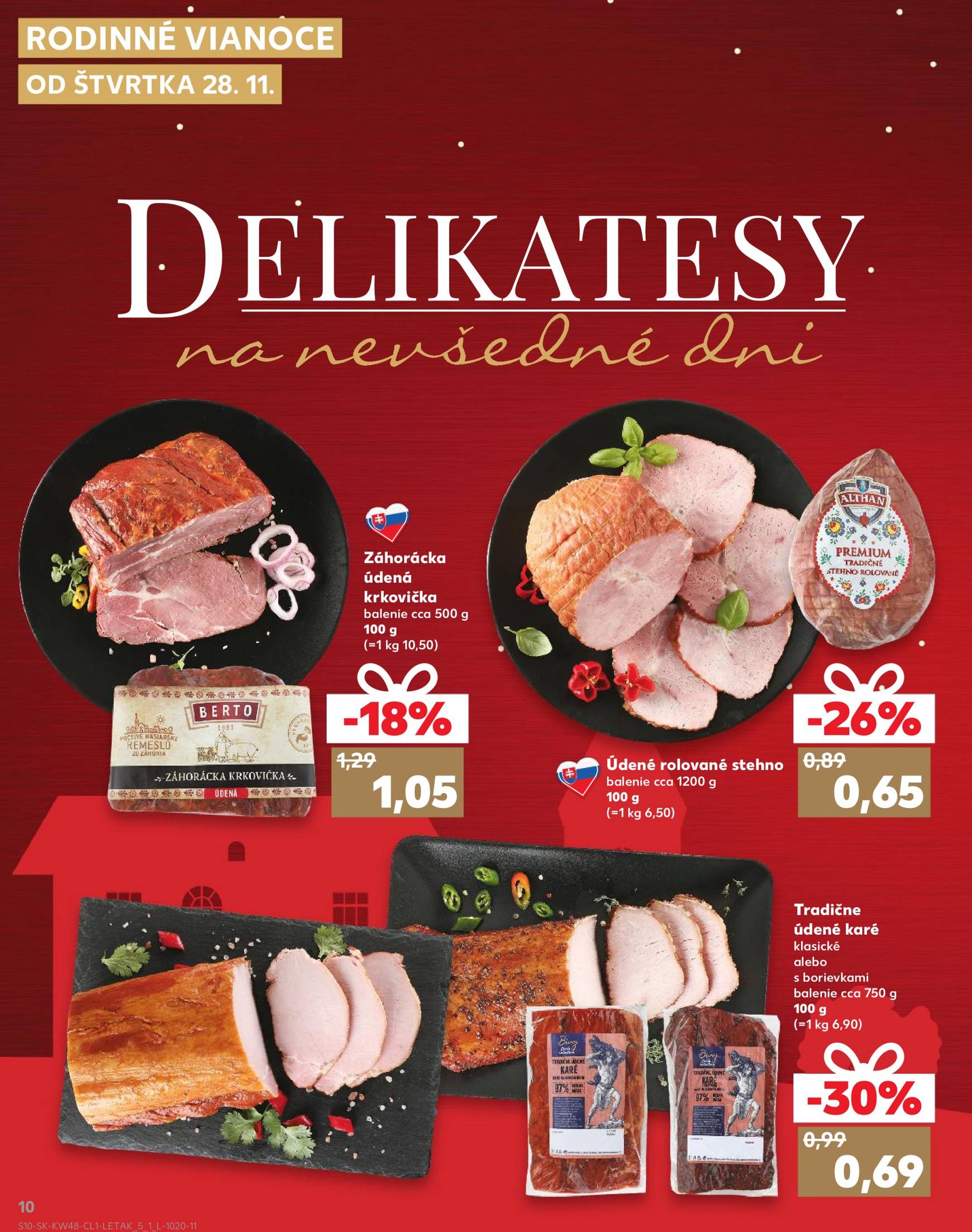 kaufland - Kaufland - Rodinné Vianoce leták platný od 28.11. - 24.12. - page: 10