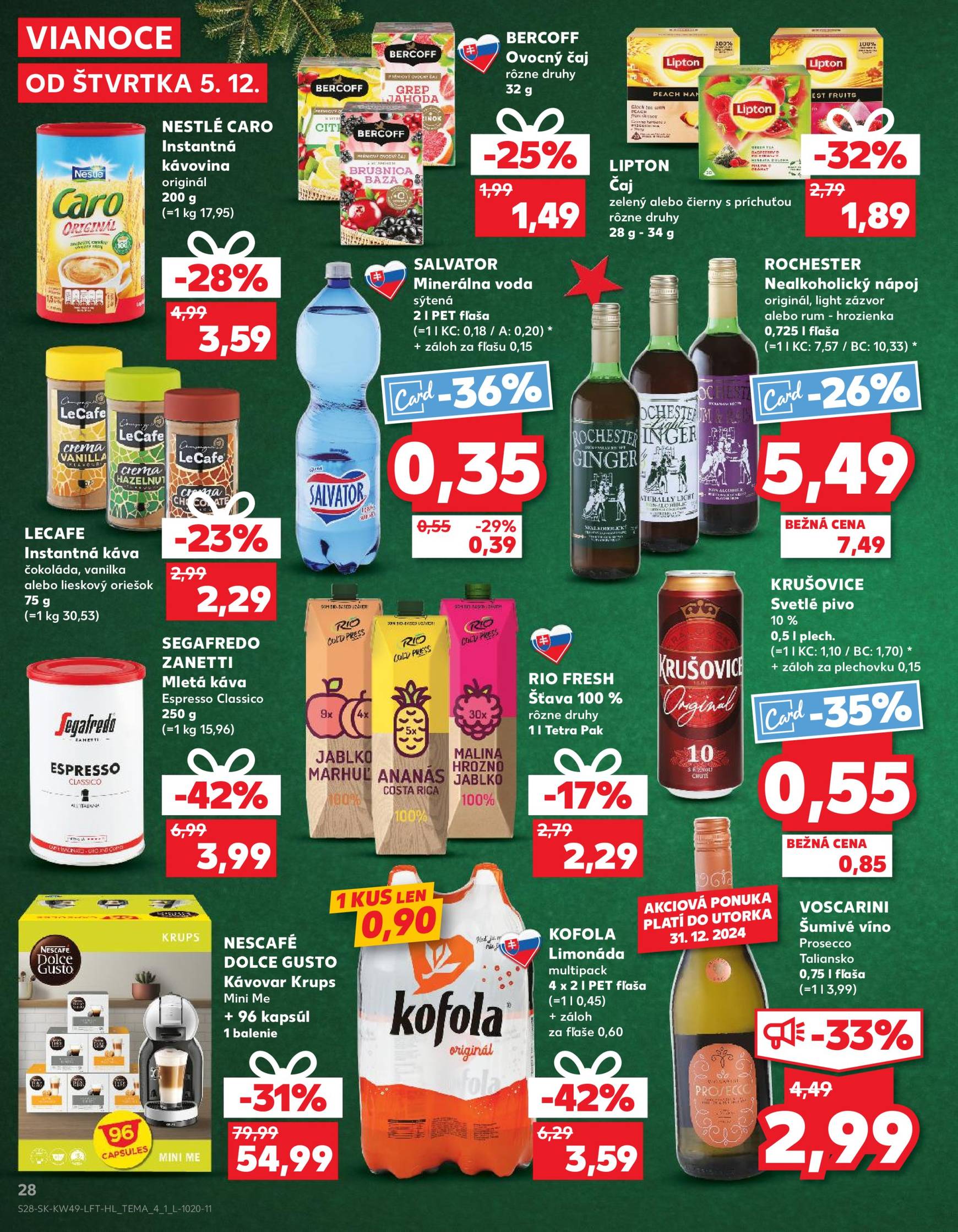 kaufland - Kaufland leták platný od 05.12. - 11.12. - page: 28