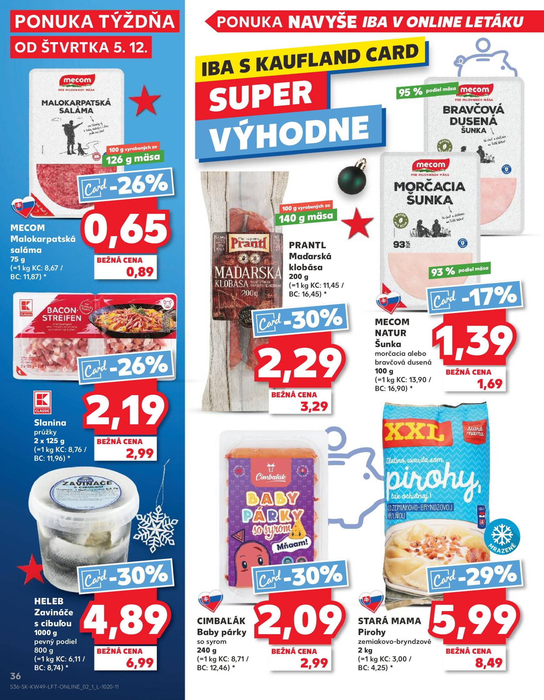 kaufland - Kaufland leták platný od 05.12. - 11.12. - page: 36