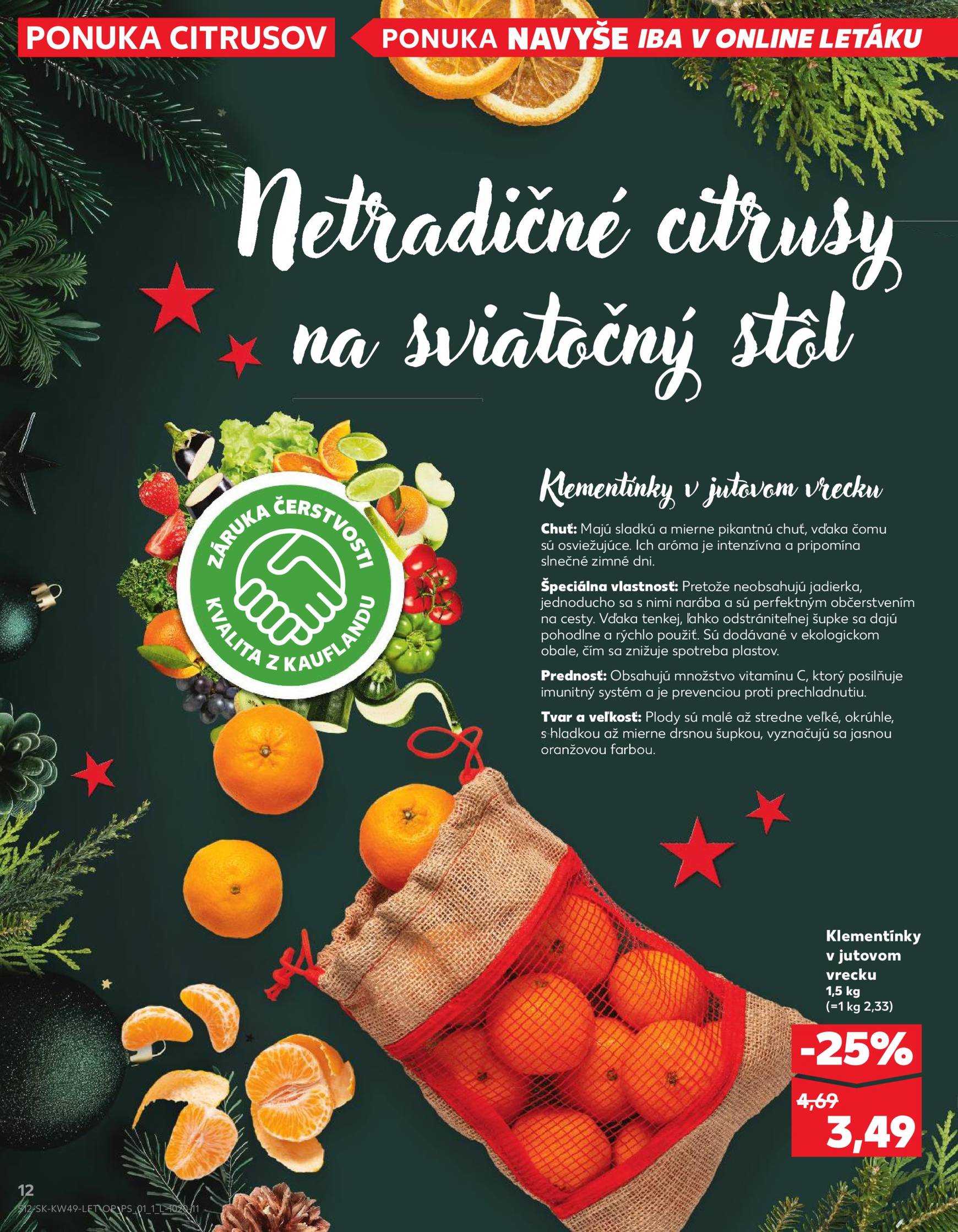 kaufland - Kaufland leták platný od 05.12. - 11.12. - page: 12