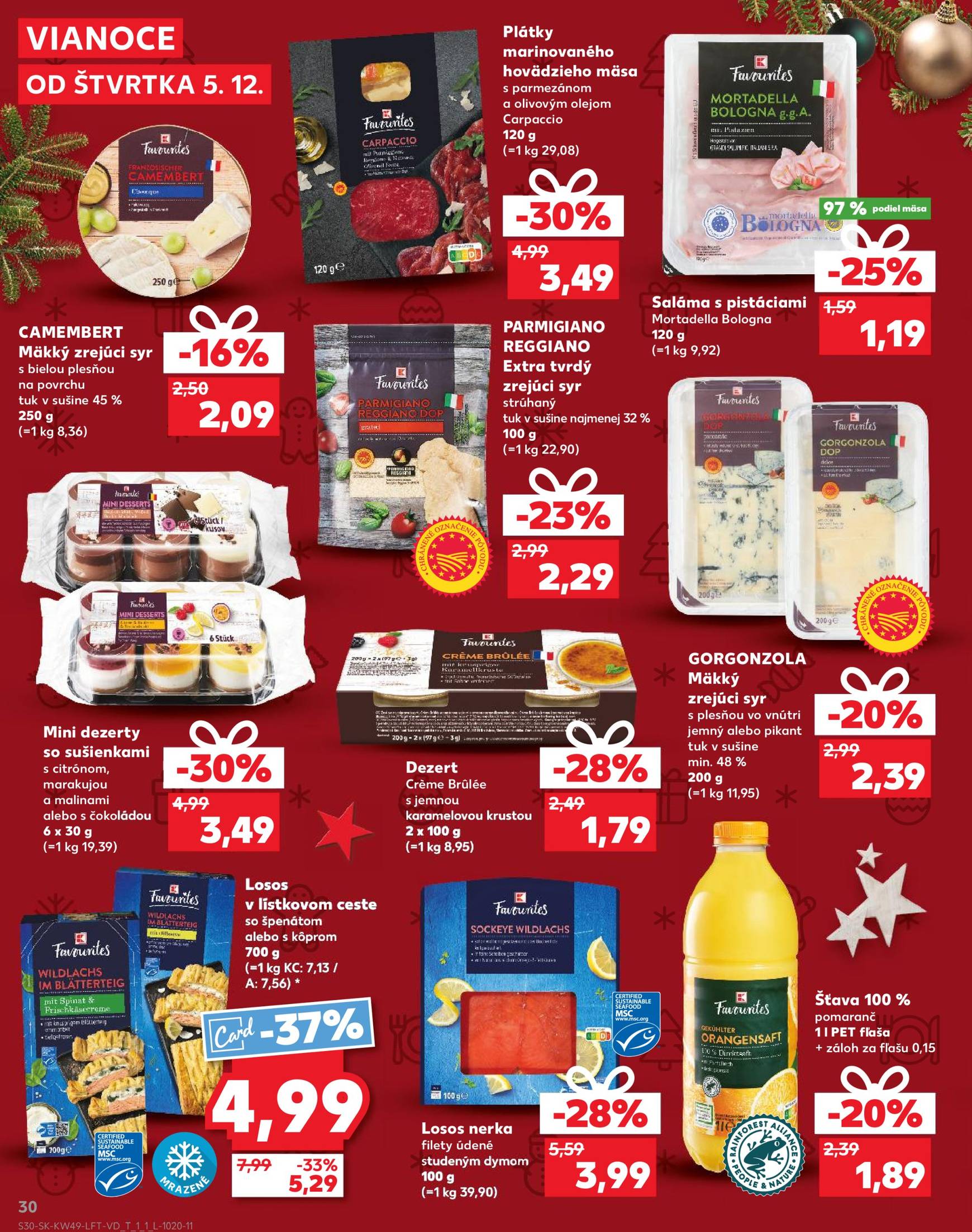 kaufland - Kaufland leták platný od 05.12. - 11.12. - page: 30