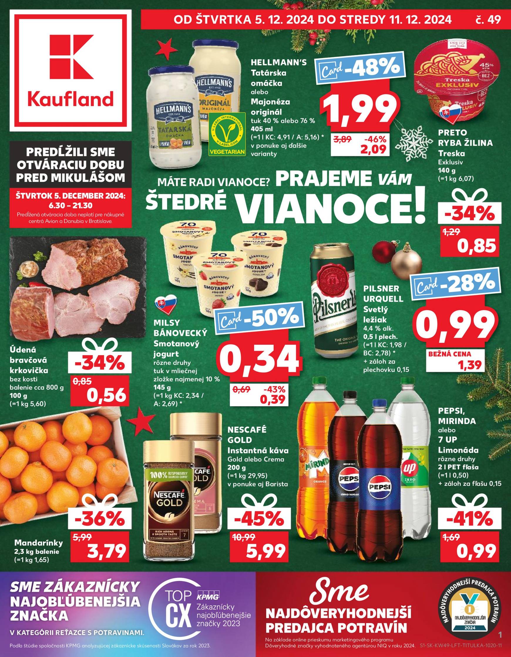 kaufland - Kaufland leták platný od 05.12. - 11.12.