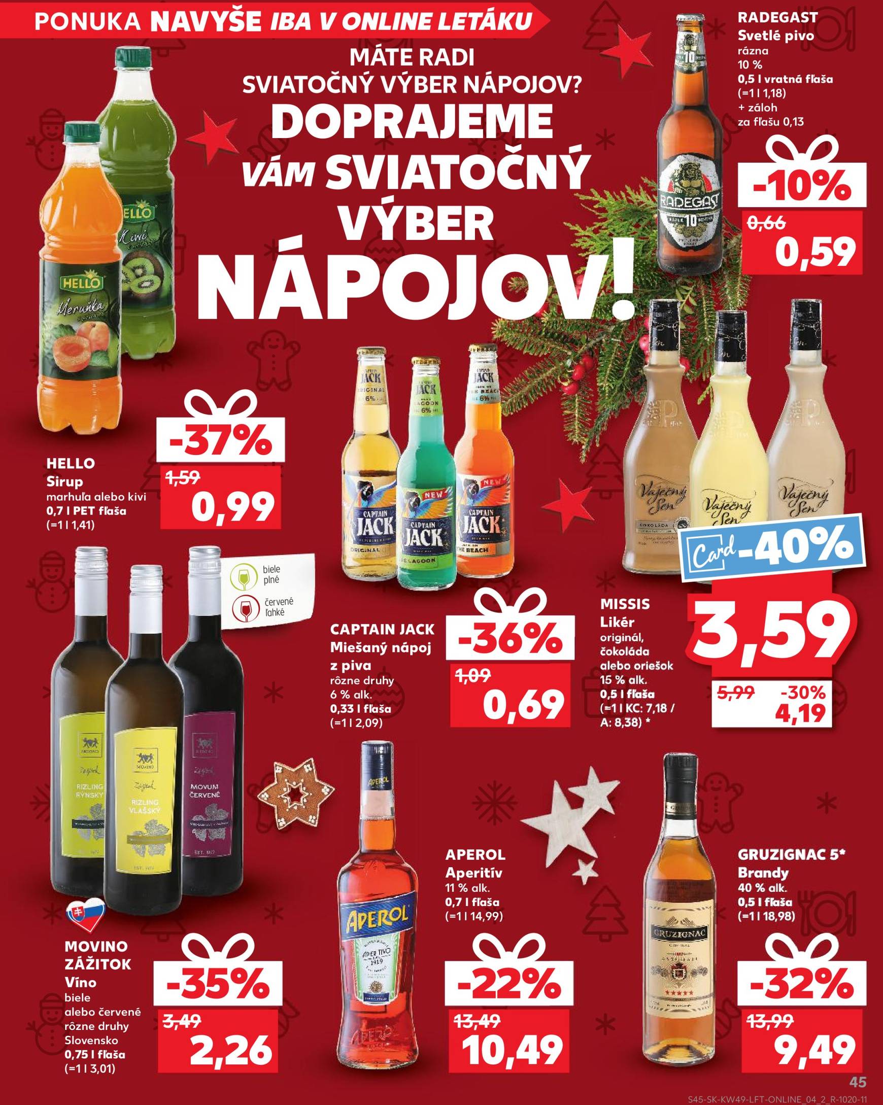 kaufland - Kaufland leták platný od 05.12. - 11.12. - page: 45