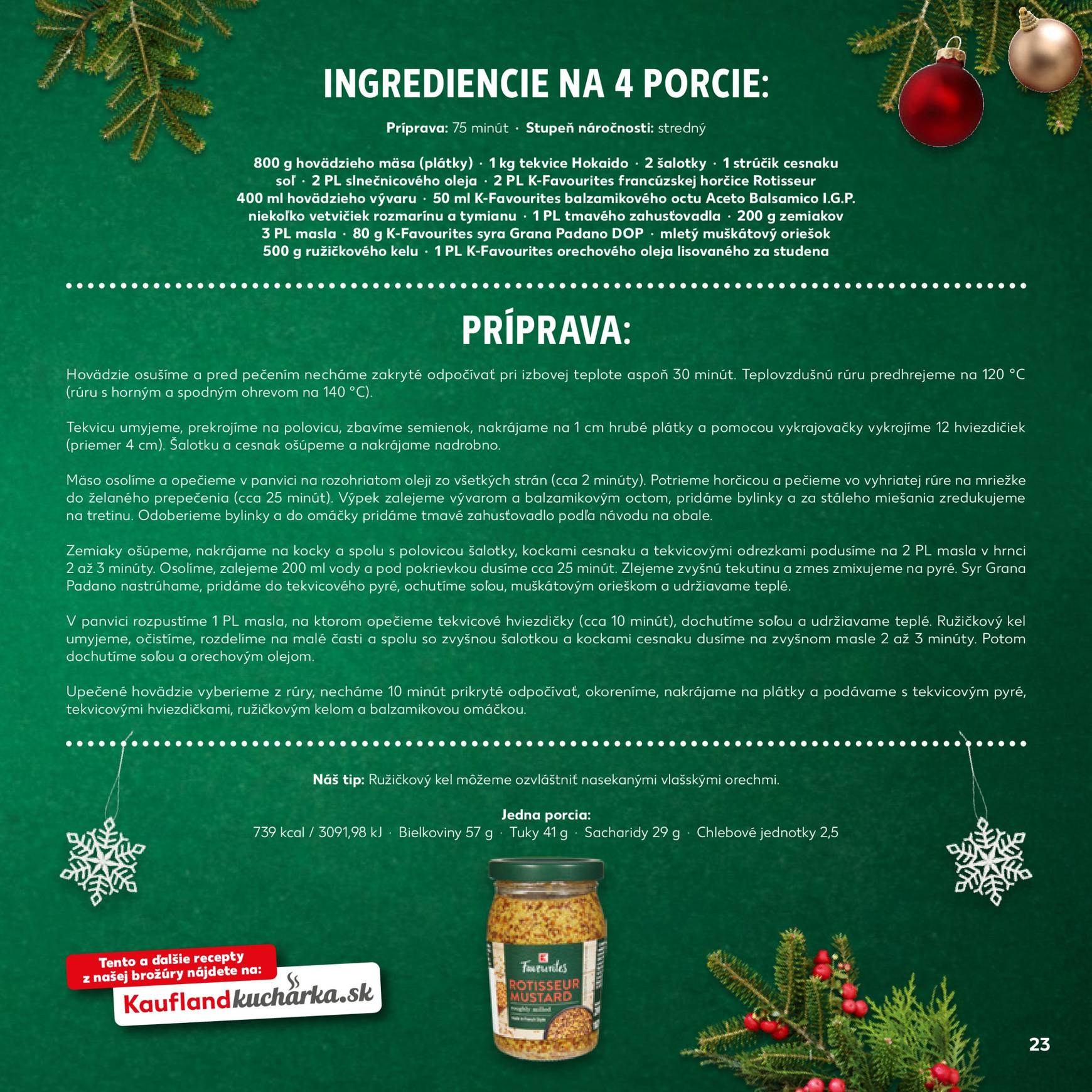 kaufland - Kaufland - Vianočné recepty leták platný od 05.12. - 24.12. - page: 23