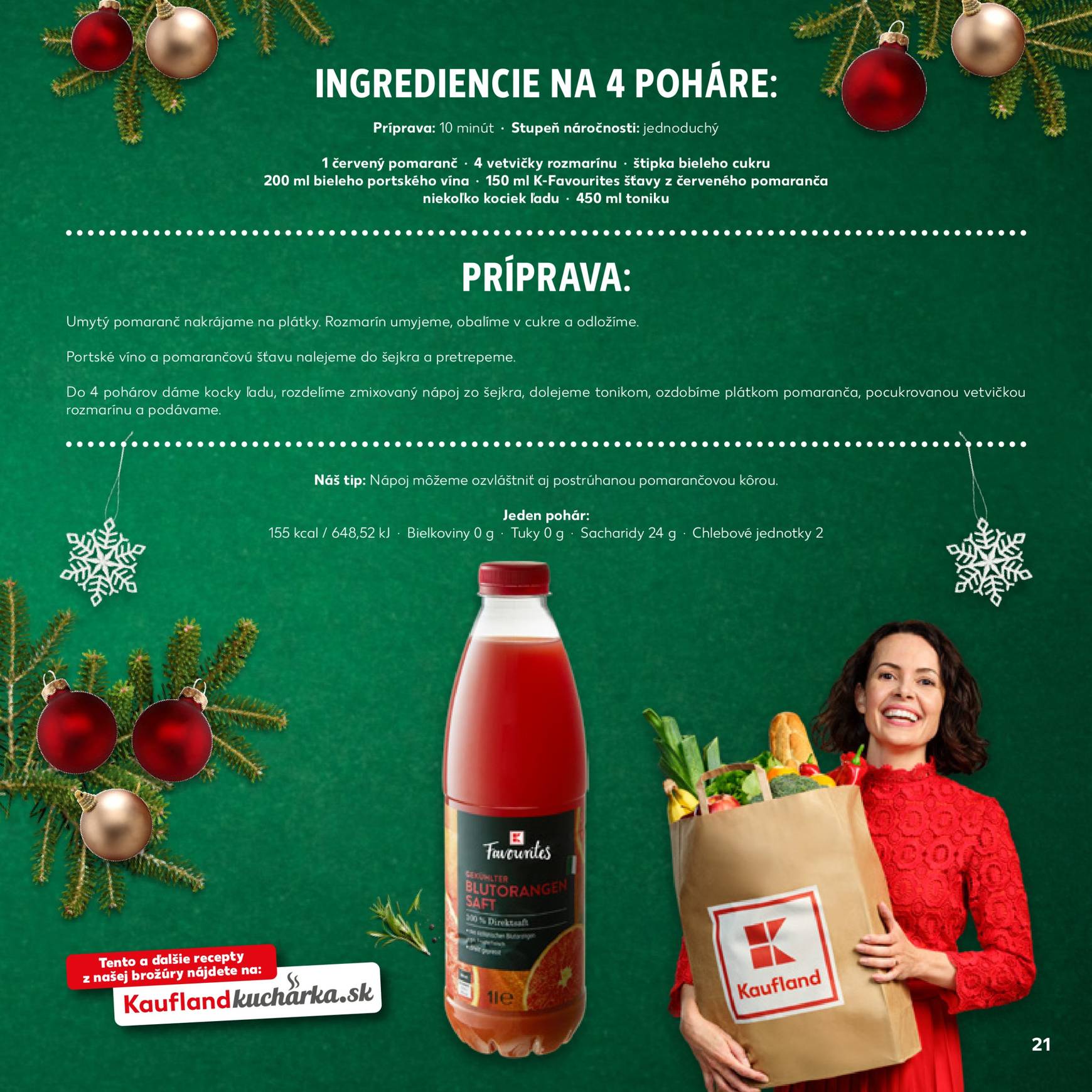 kaufland - Kaufland - Vianočné recepty leták platný od 05.12. - 24.12. - page: 21