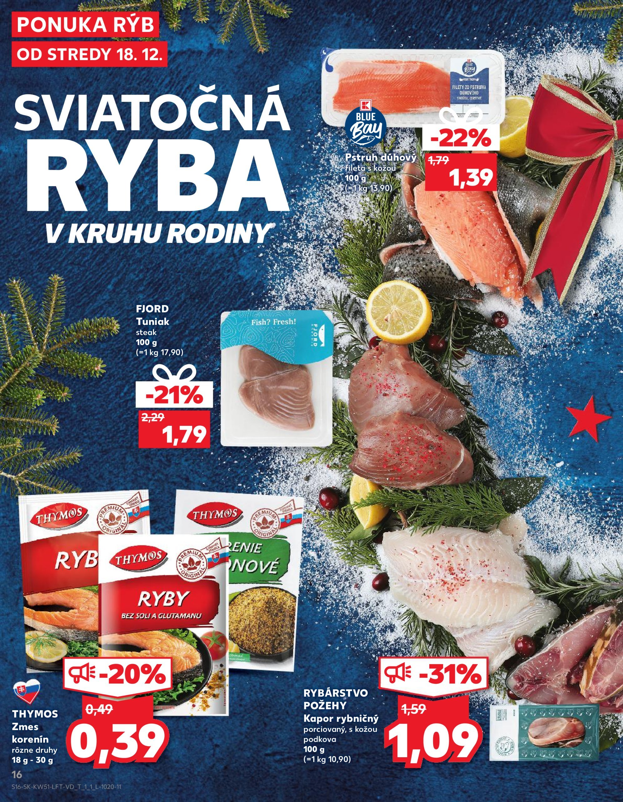 kaufland - Kaufland leták platný od 18.12. - 24.12. - page: 16