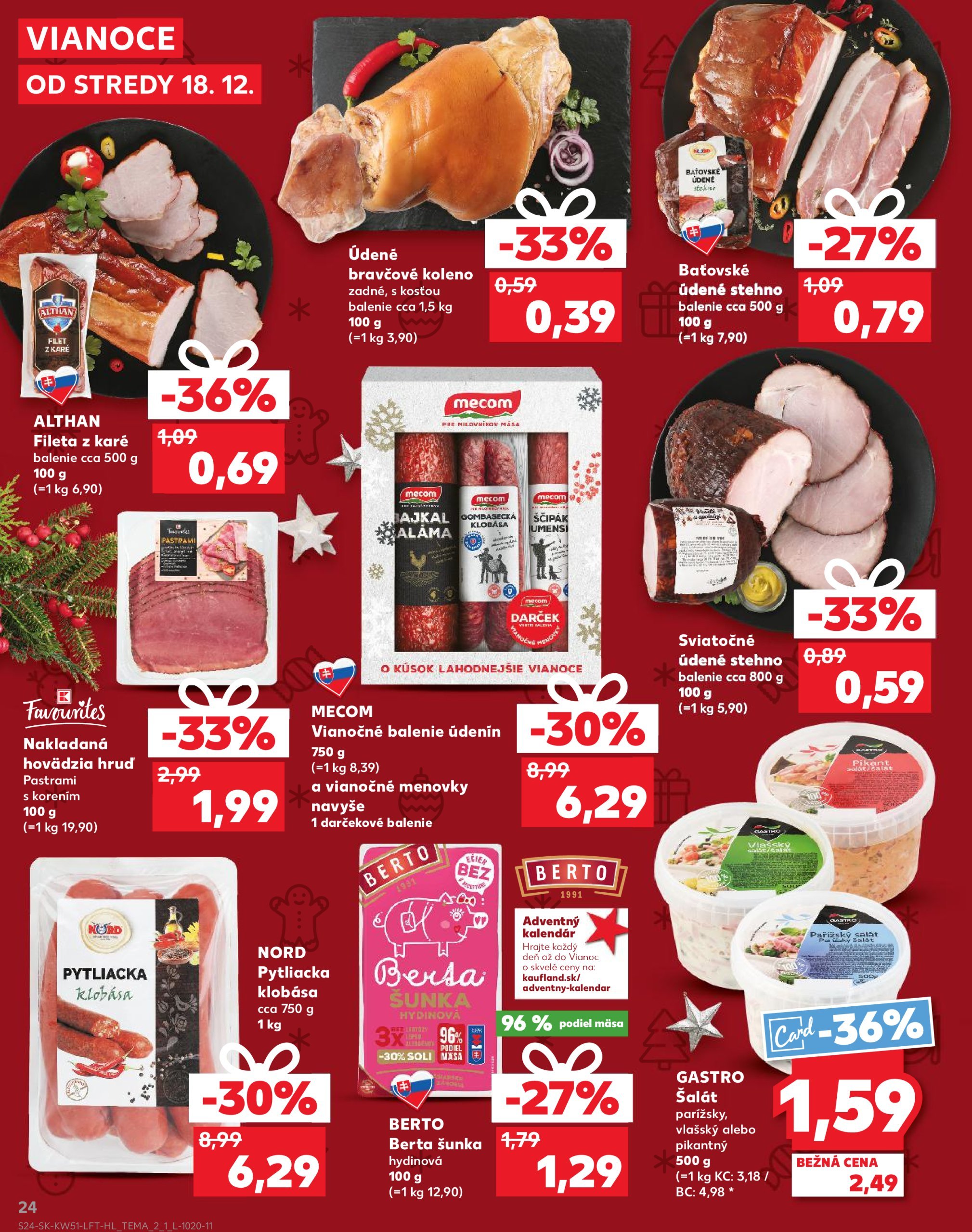 kaufland - Kaufland leták platný od 18.12. - 24.12. - page: 24