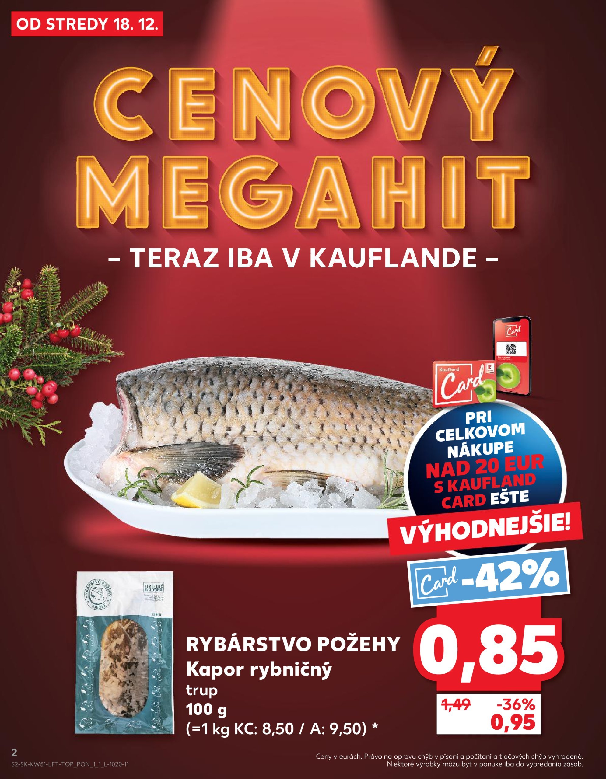 kaufland - Kaufland leták platný od 18.12. - 24.12. - page: 2