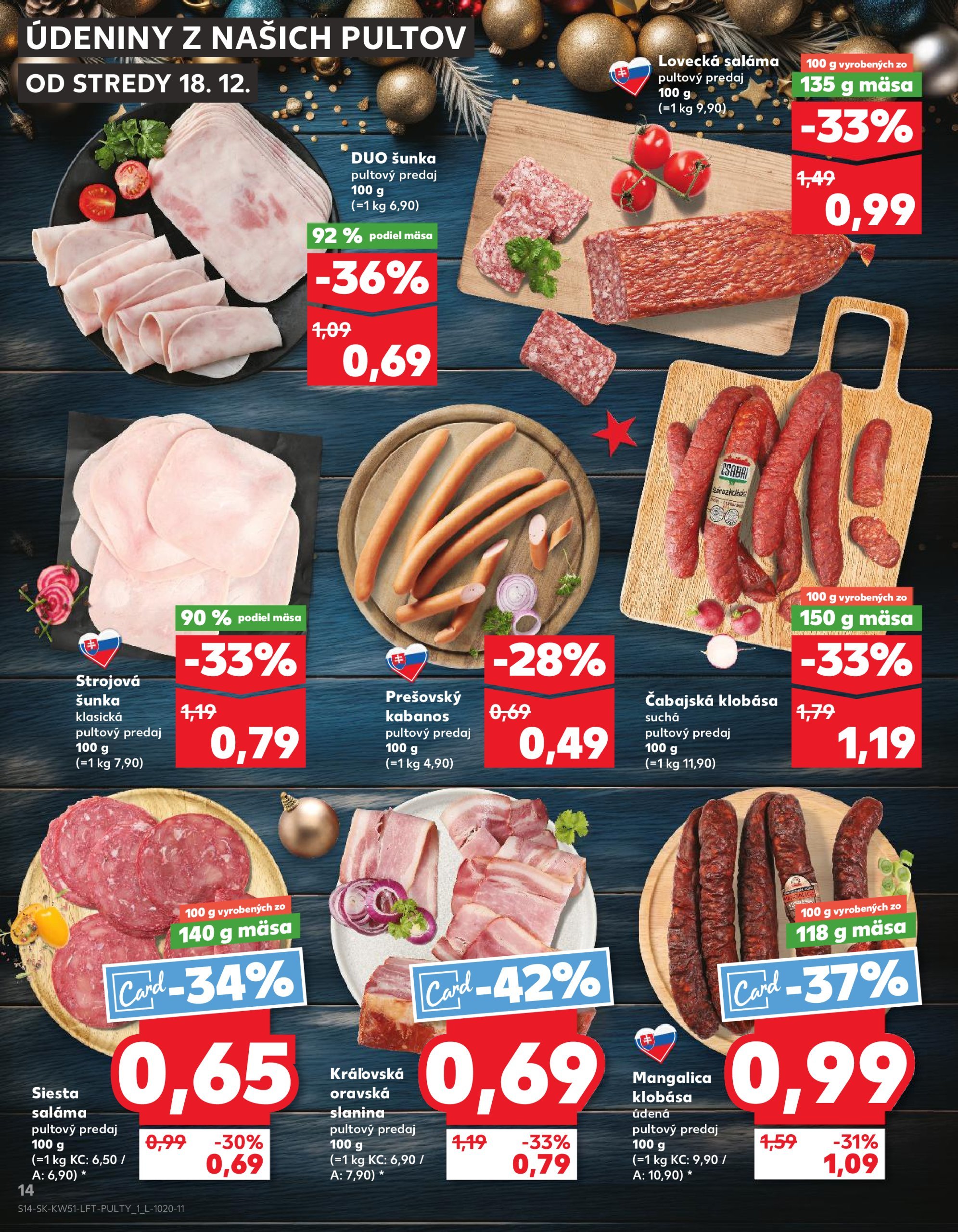 kaufland - Kaufland leták platný od 18.12. - 24.12. - page: 14