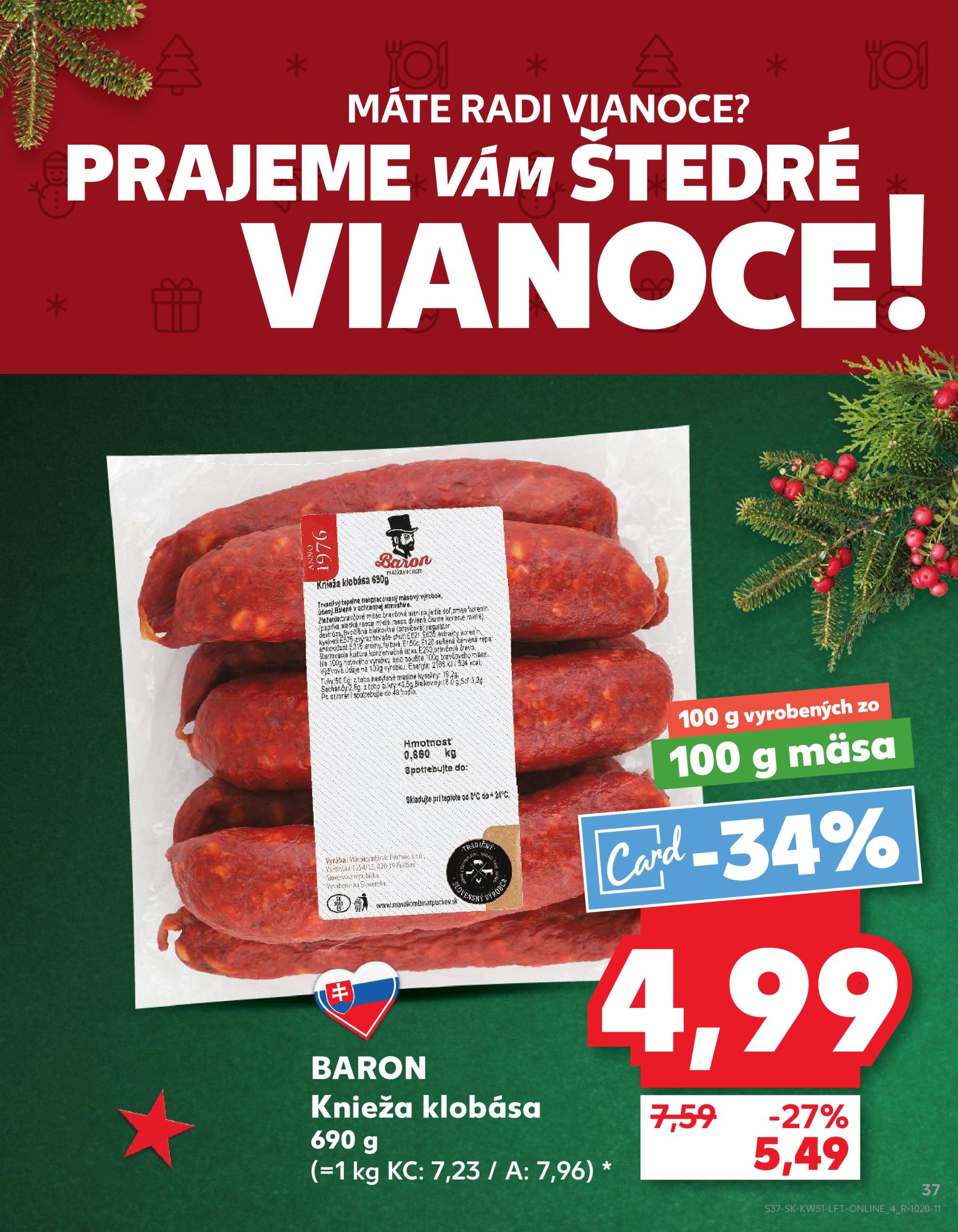 kaufland - Kaufland leták platný od 18.12. - 24.12. - page: 37